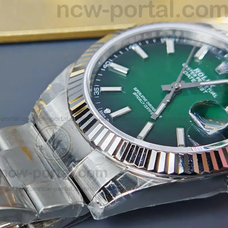Rolex Super Clone Watches 1:1 DateJust Green Dial ,m126334-0033 Oyster 41MM 3235 Movement