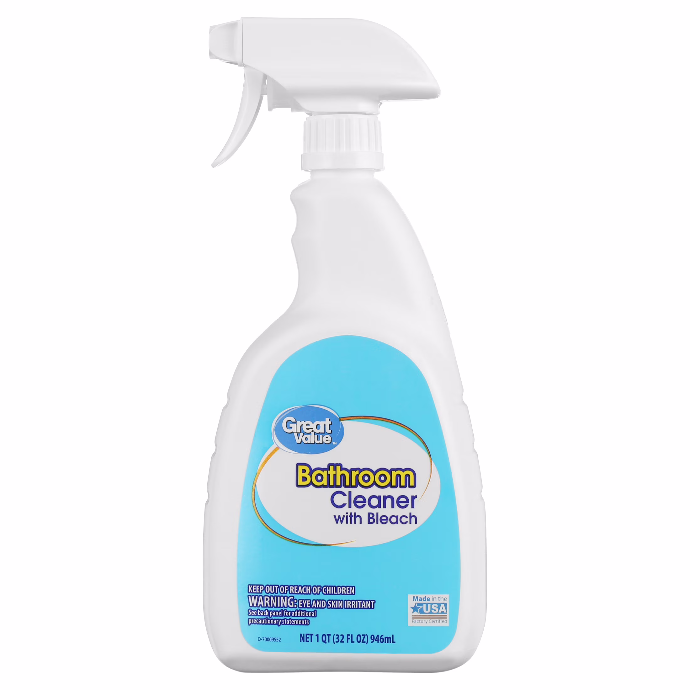 Great Value Bathroom Cleaner with Bleach, 32 fl oz