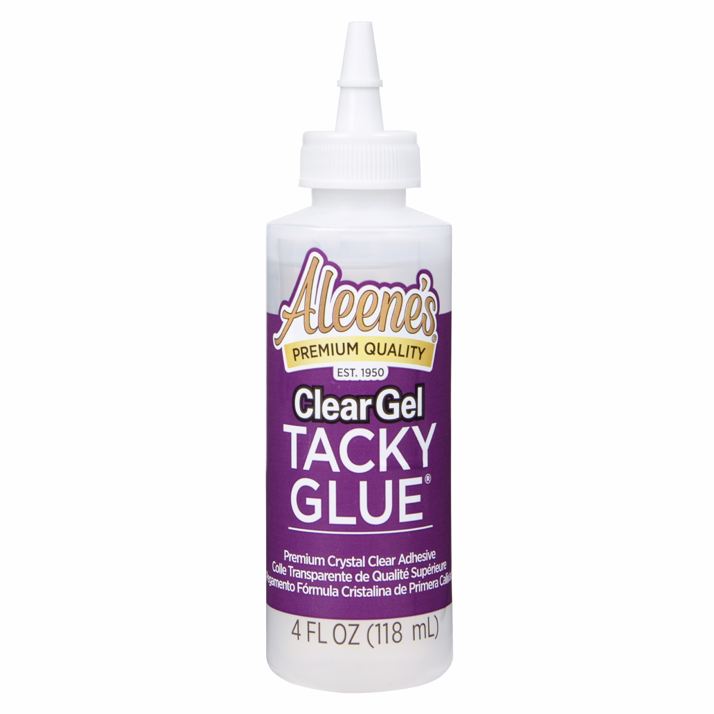 (6 pack) Aleene's Clear Gel Tacky Glue 4 fl oz, Dries Clear, Premium All-Purpose Adhesive