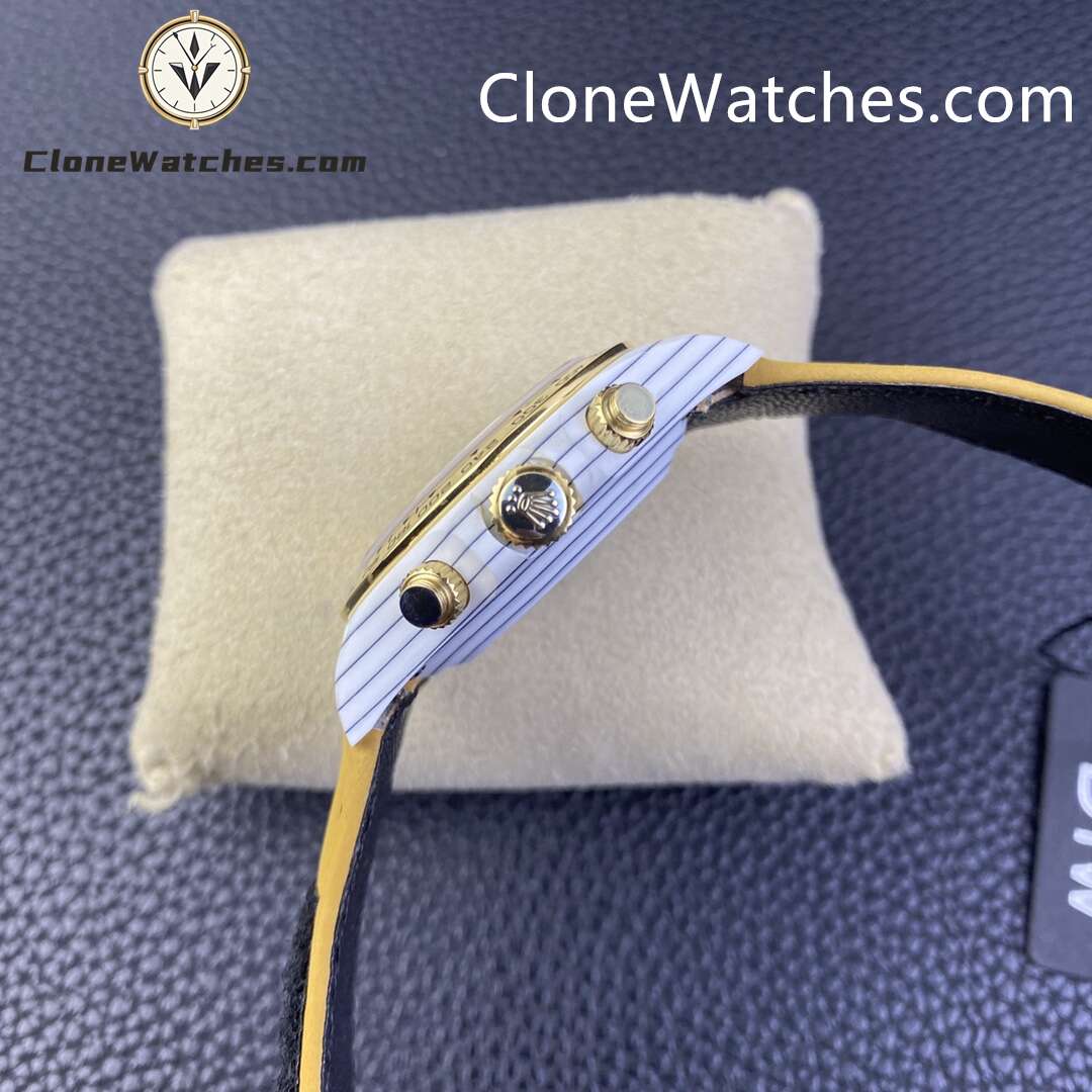 Modified Super Clone Watches 1:1 DiW Rolex Daytona Carbon Fiber GOLDEN ESSENCE