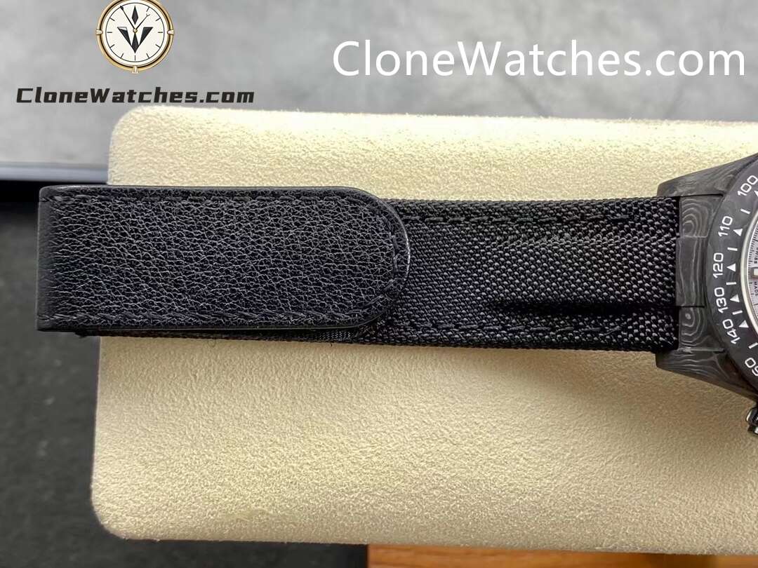 Modified Super Clone Watches 1:1 DiW Rolex Daytona NTPT Carbon “CREAM INVERT”