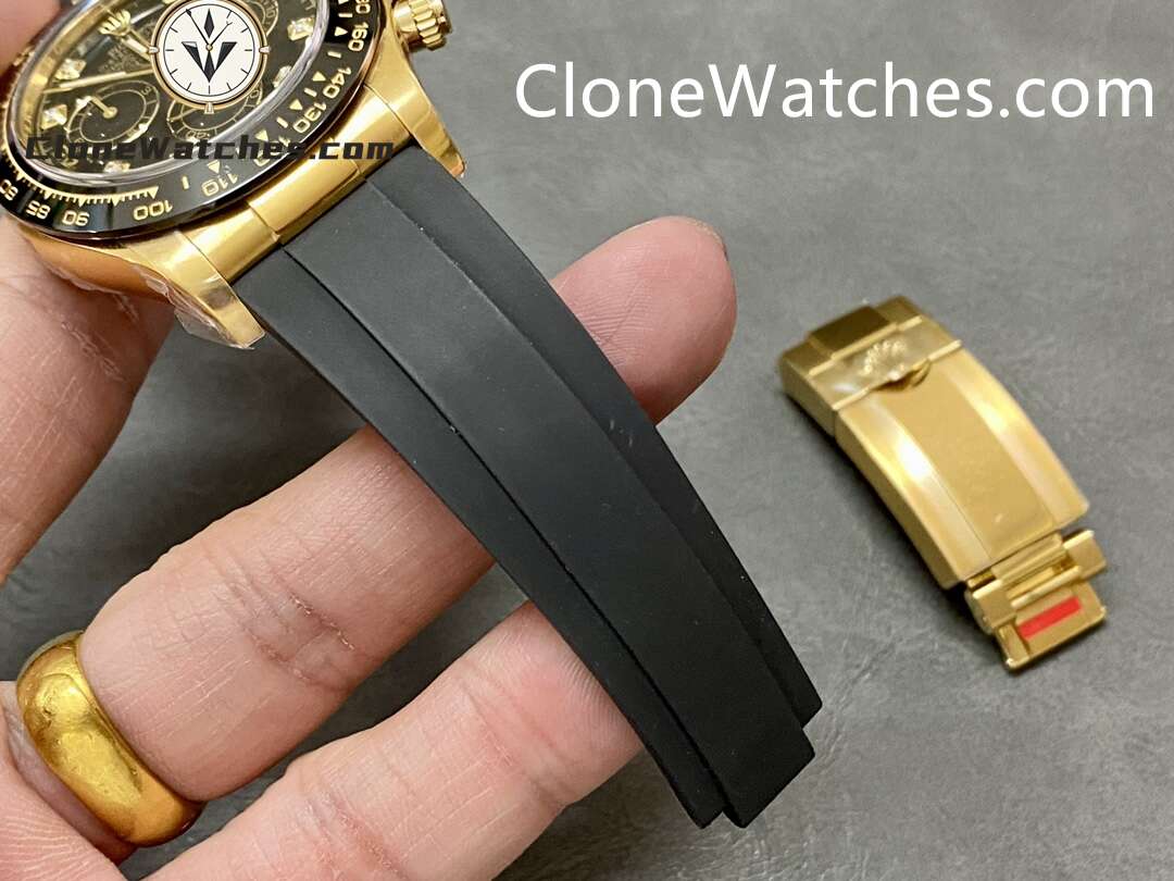 Rolex Super Clone Watches 1:1 Daytona Black Dial M116518ln – 0046 4130 Movement