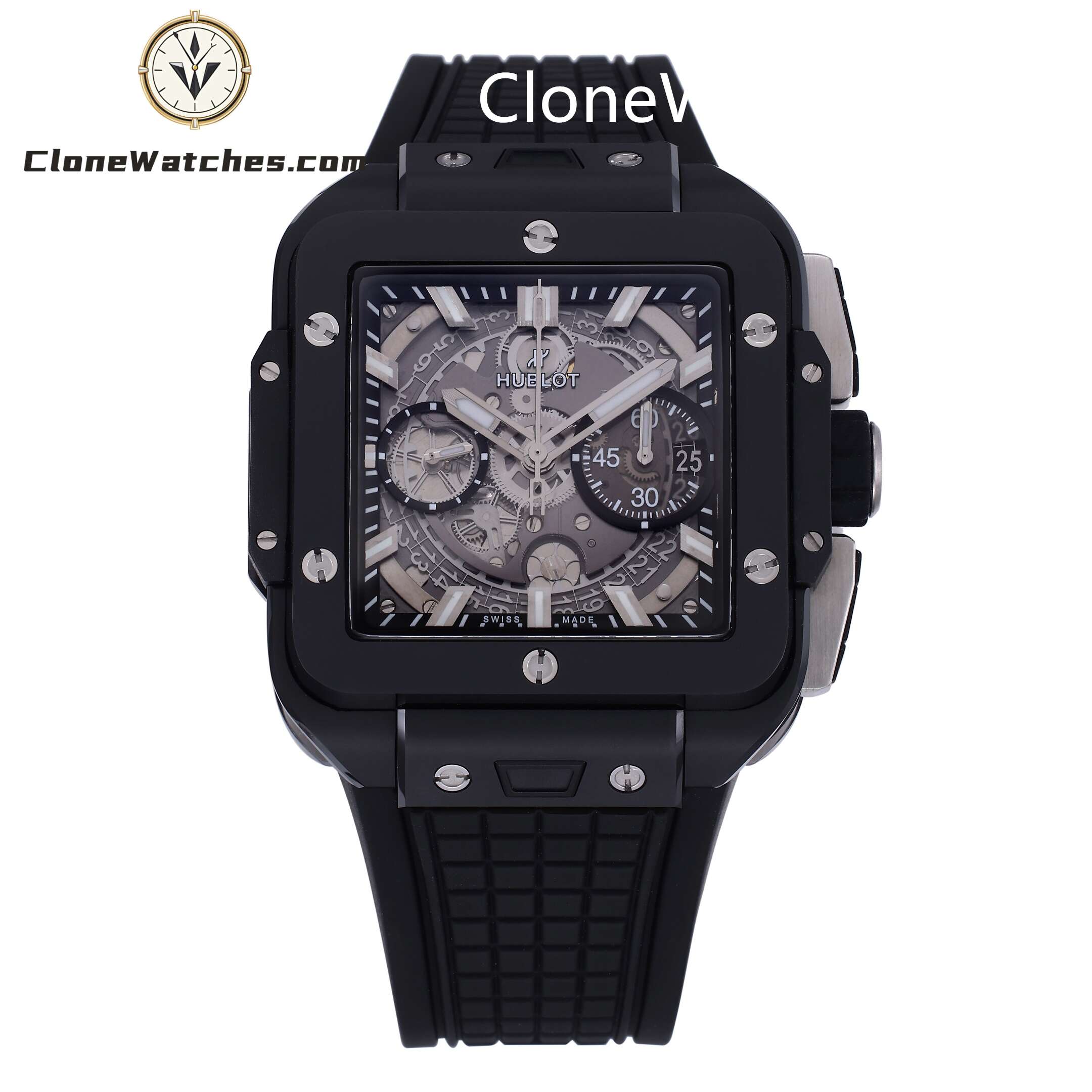 Hublot Super Clone Watches 1:1 Square Bang Unico Black Magic 42MM 821.CI.0170.RX