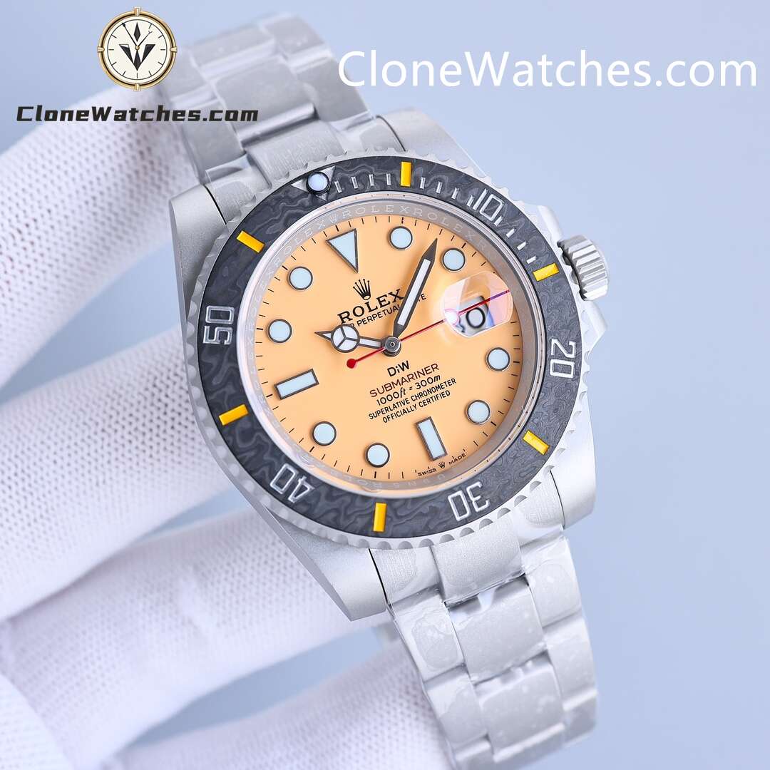 Modified Super Clone Watches 1:1 DiW Rolex Submariner DUNE 3235 Movement