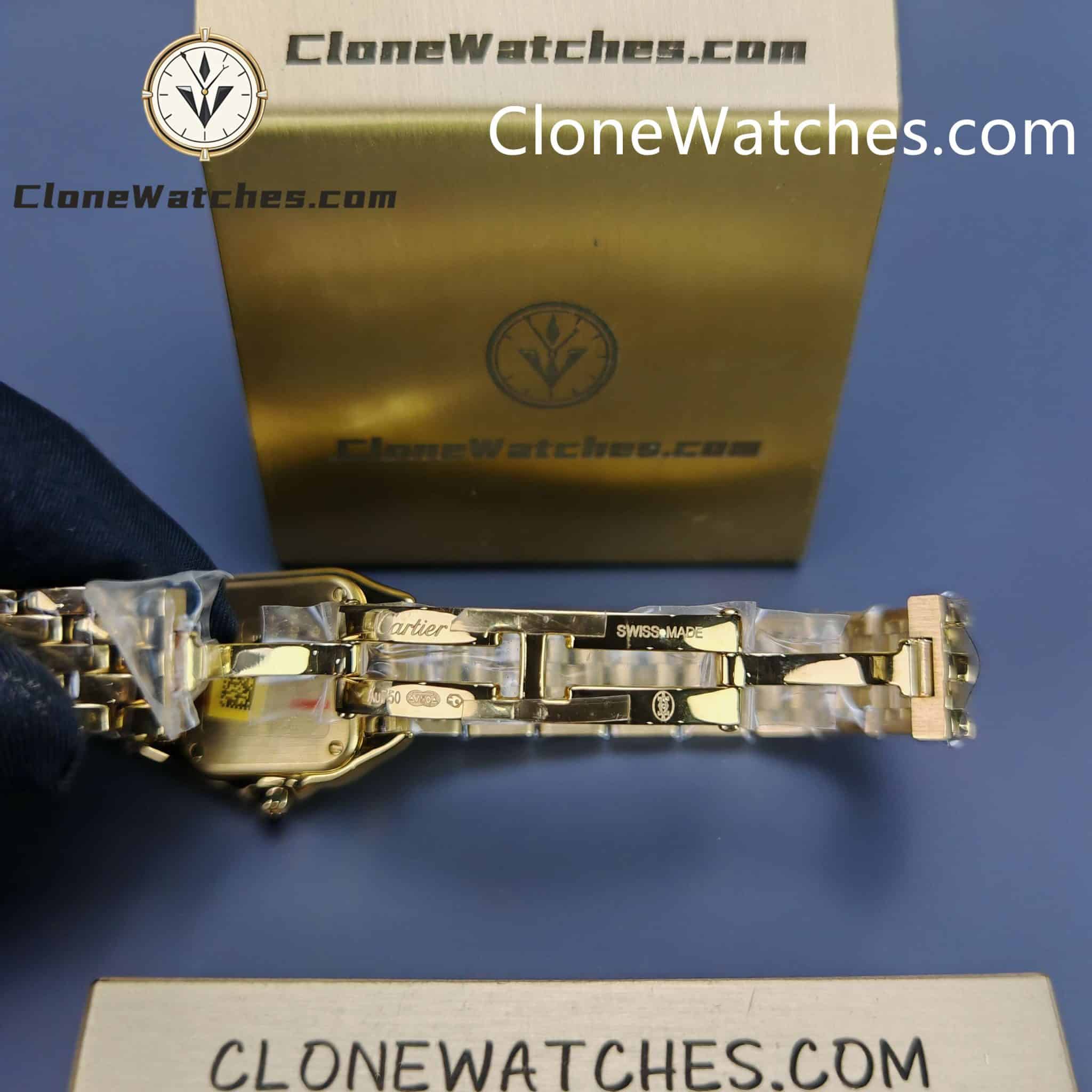 Cartier Super Clone Watches 1:1 PANTHÈRE DE CARTIER White Dial 22mm x30mm WGPN0059