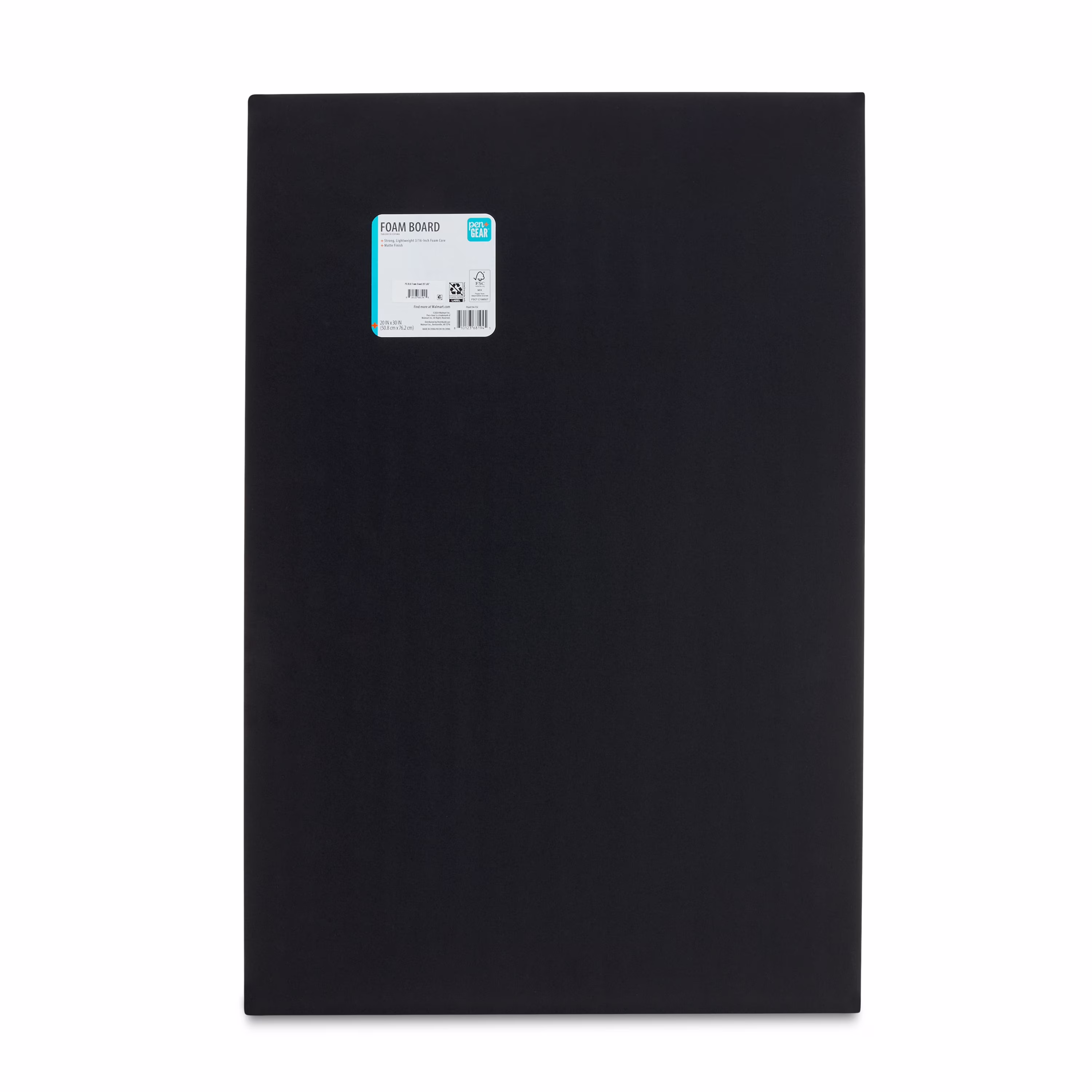 Pen+Gear Black Foam Board, 20
