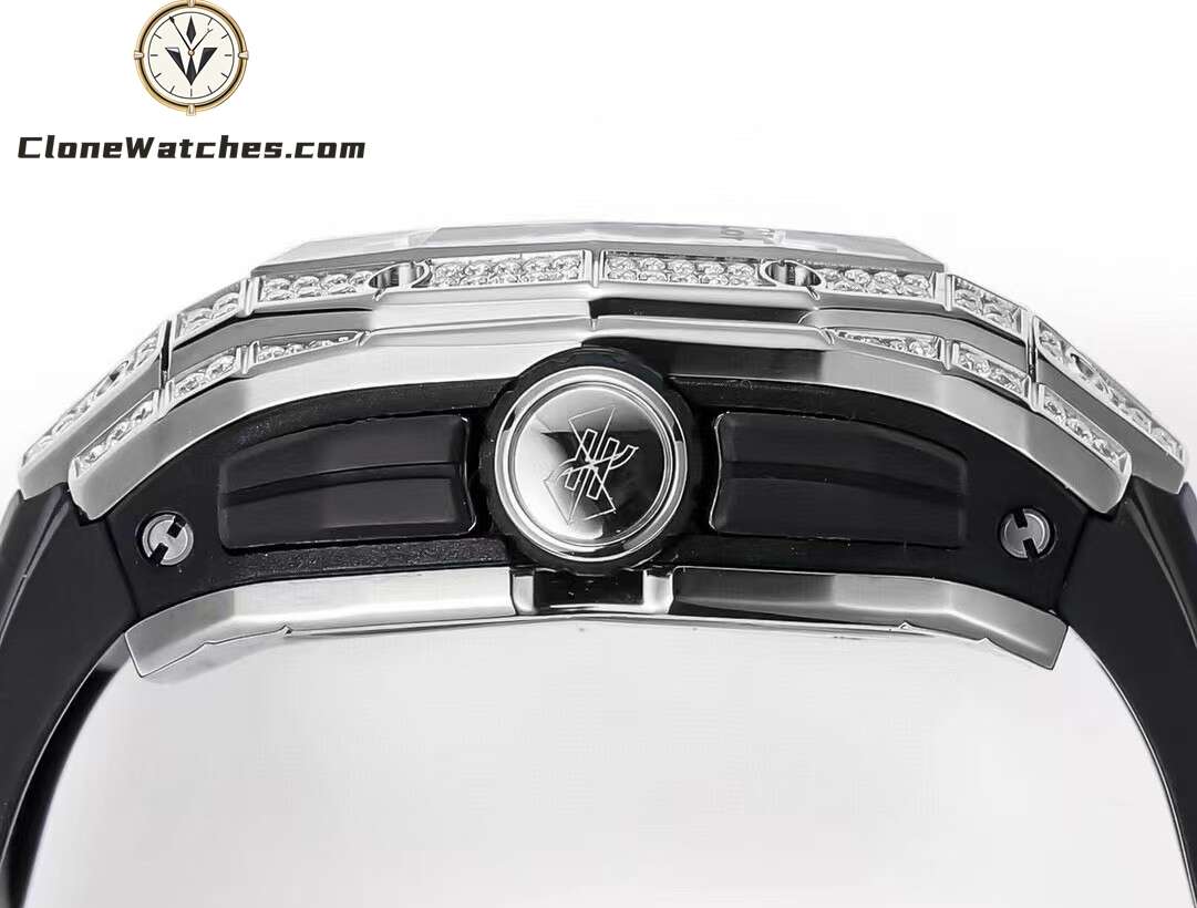 Hublot Super Clone Watches 1:1 Spirit of Big Bang Sang Bleu Titanium Pavé 648.NX.0107.RX.1604.MXM23