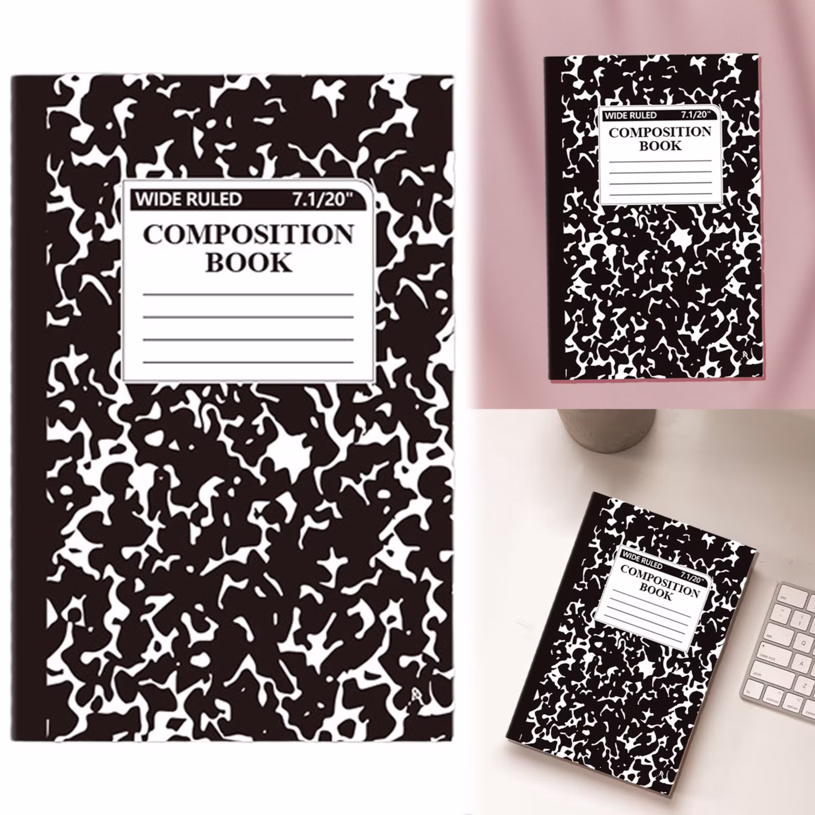 Composition Books for 50 Cents,Composition Book Wide Ruled 5.51