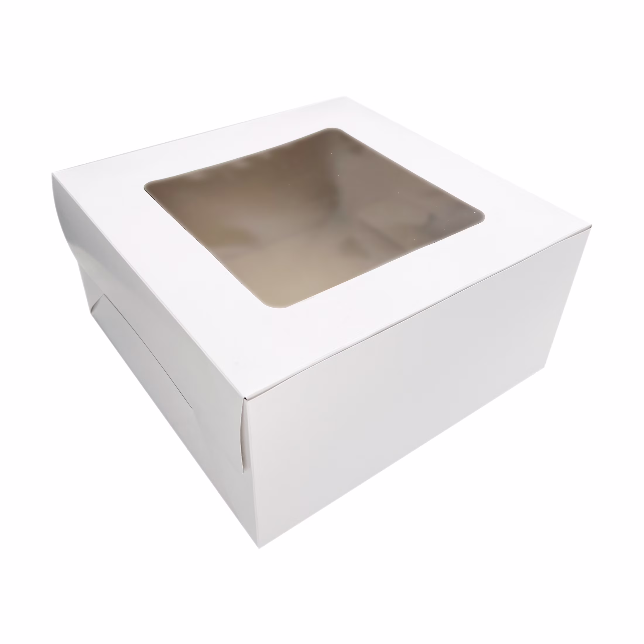 Way To Celebrate White Cake Box with Window, 12 in x 12 in x 6 in, 1 Piece