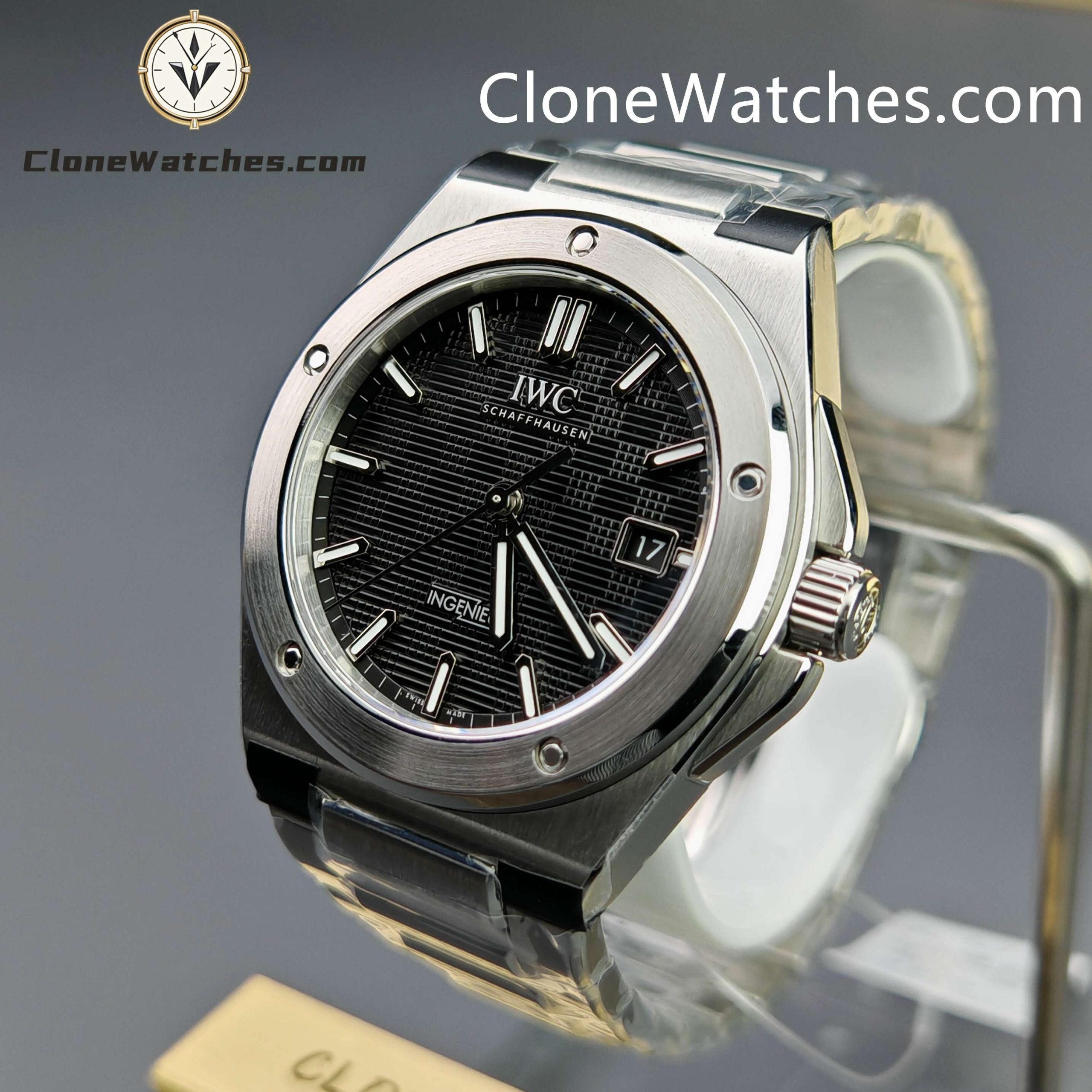 IWC Super Clone Watches 1:1 IW328901 Ingenieur Automatic 40 Black Dial