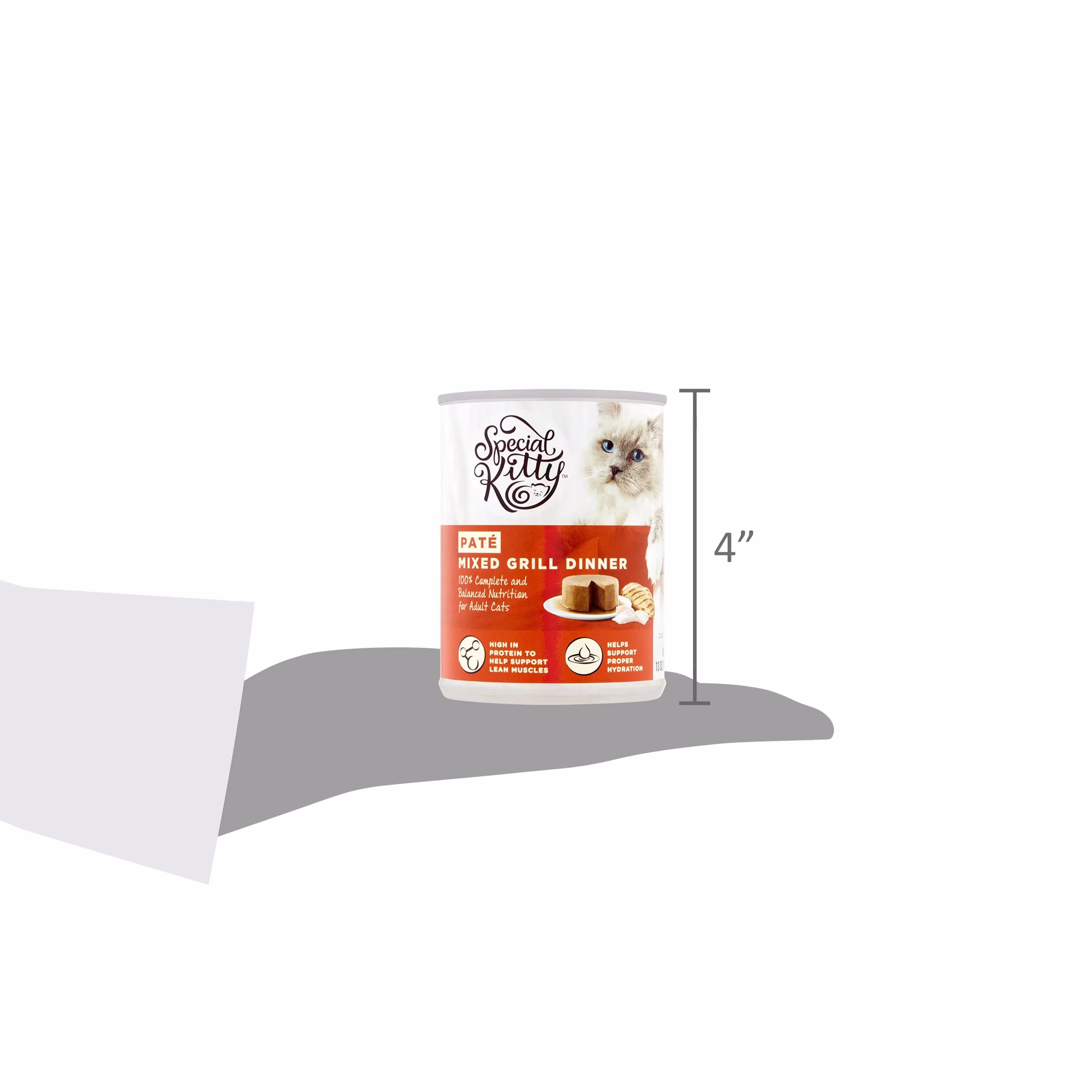 (6 pack) Special Kitty Mixed Grill Dinner Pate Wet Cat Food, 13 oz Can