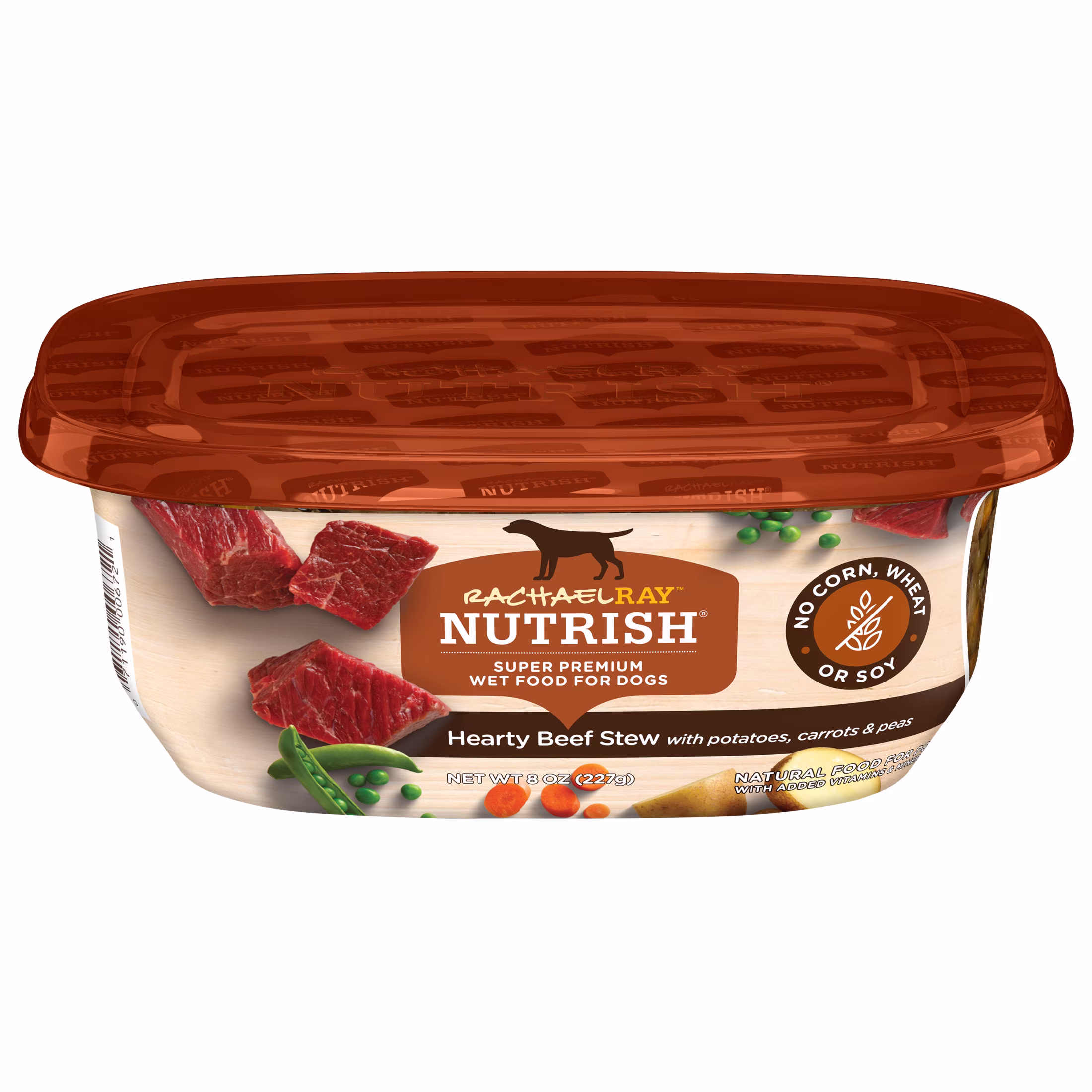 Rachael Ray Nutrish Wet Dog Food, Hearty Beef Stew Recipe, 8 oz. Tub