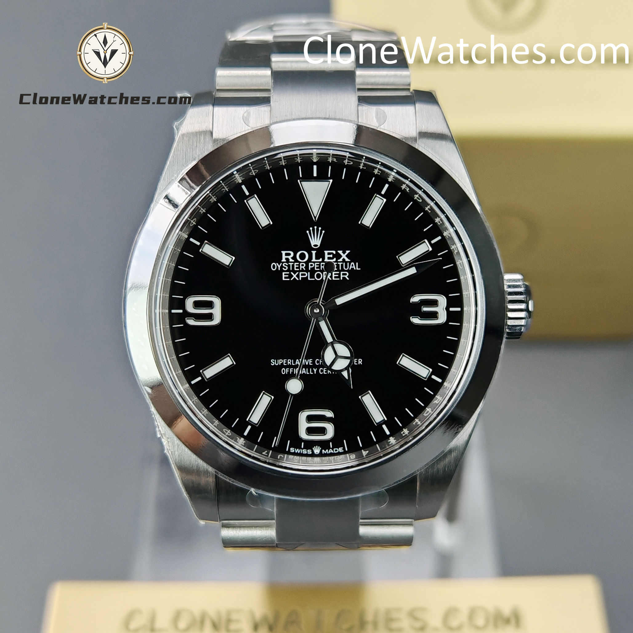 Rolex Super Clone Watches 1:1 Oyster Perpetual Explore 40mm Black Dial m224270-0001 3230 Movement
