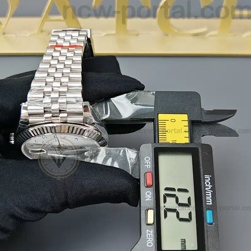 Rolex Super Clone Watches 1:1 DateJust “Who Cares I’m Already Late” White Custom Dial m126334 Jubilee 41MM 3235 Movement