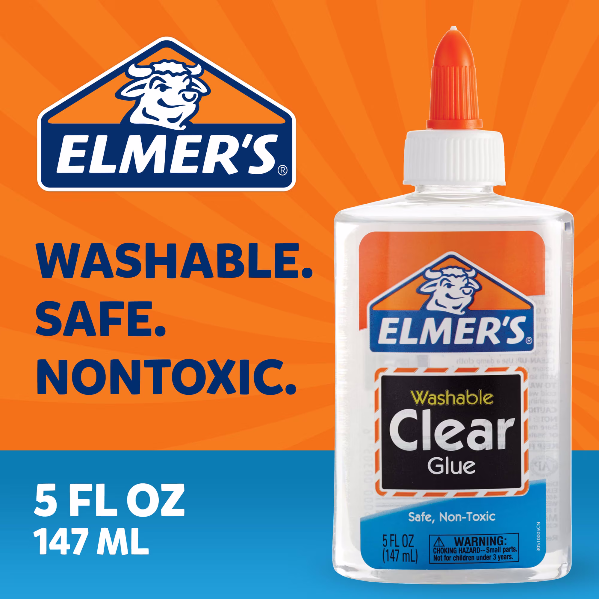 Elmer's Clear School Glue, 5 oz.