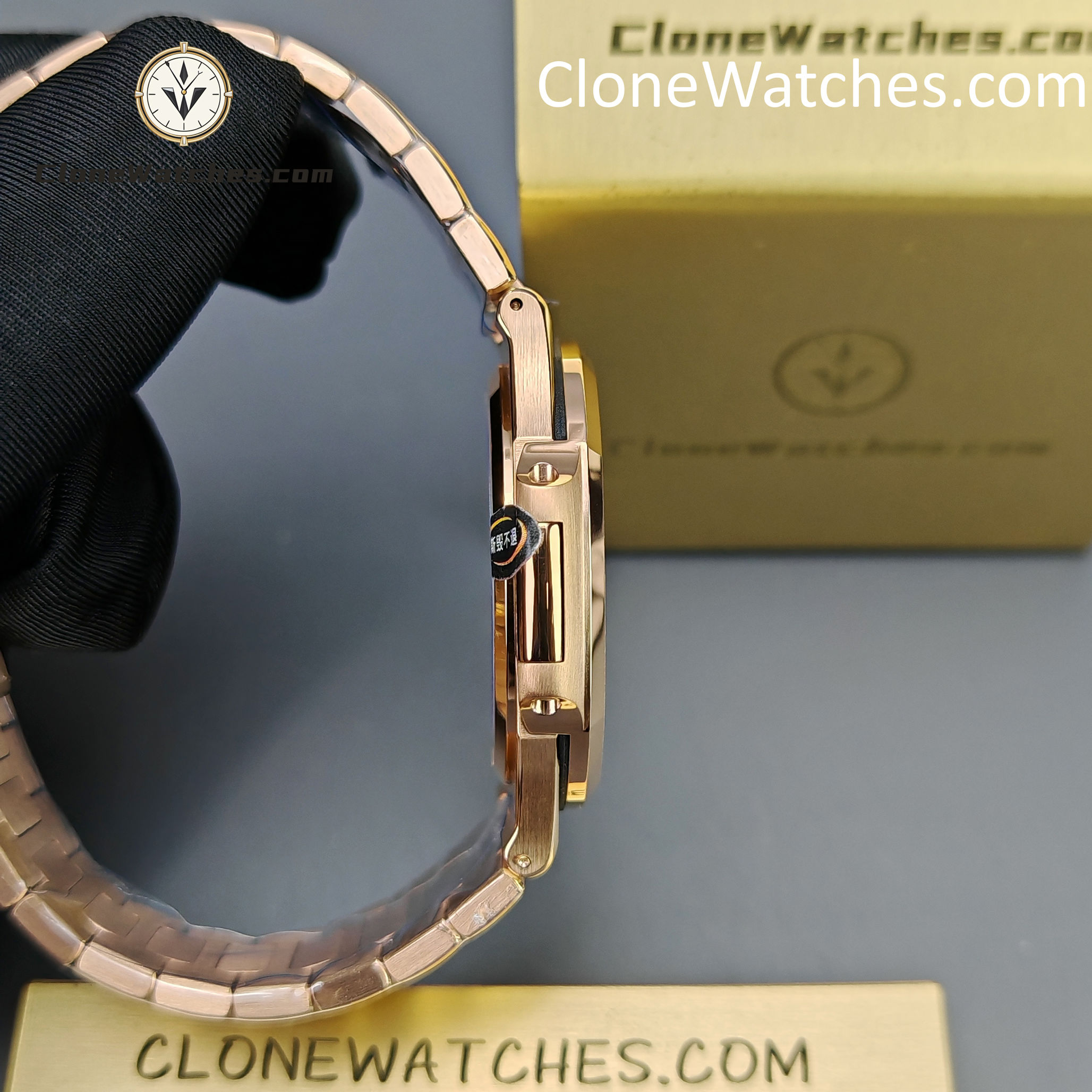 Patek Philippe Super Clone Watches 1:1 Nautilus 5711 Brown Dial 18K Rose Gold