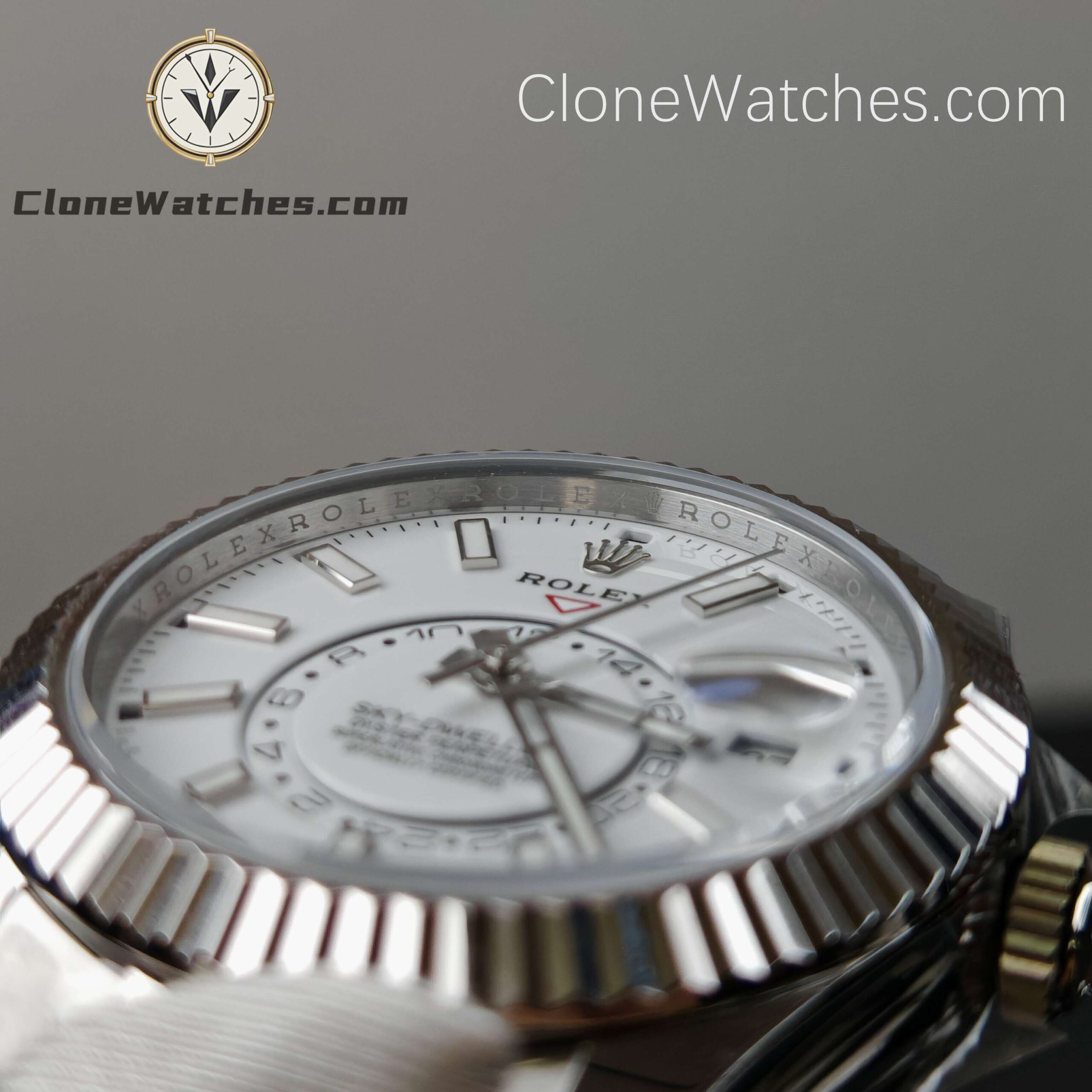 Rolex Super Clone Watches 1:1 Sky Dweller White Dial Oyster M336934 9002 Movement