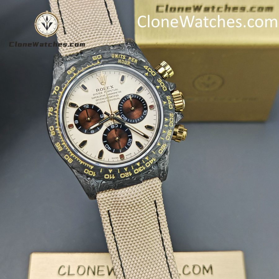 Modified Super Clone Watches 1:1 DIW Rolex Daytona “Desert Eagle” 4130 Movement