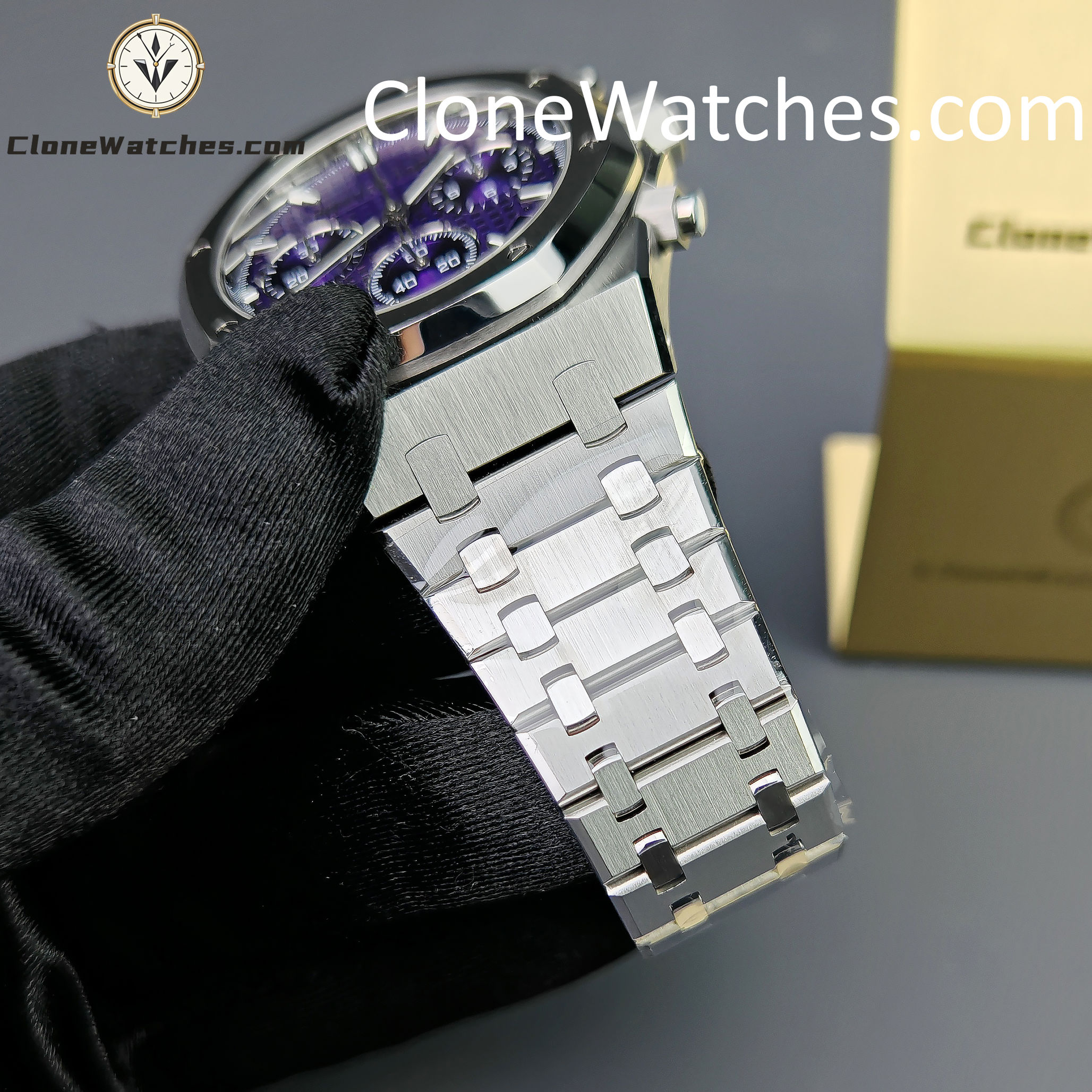 Audemars Piguet Super Clone Watches 1:1 Purple Dial 26240 Royal Oak Selfwinding Chronograph