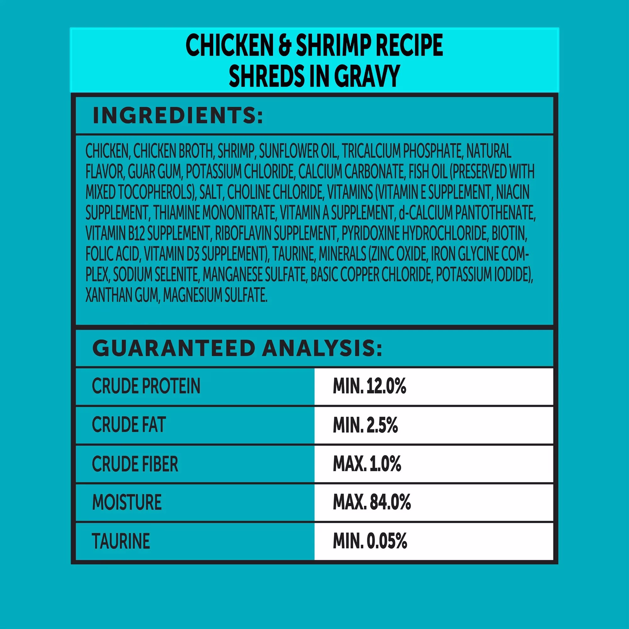 Vibrant Life Chicken & Shrimp Shreds Wet Cat Food, 3 oz Can