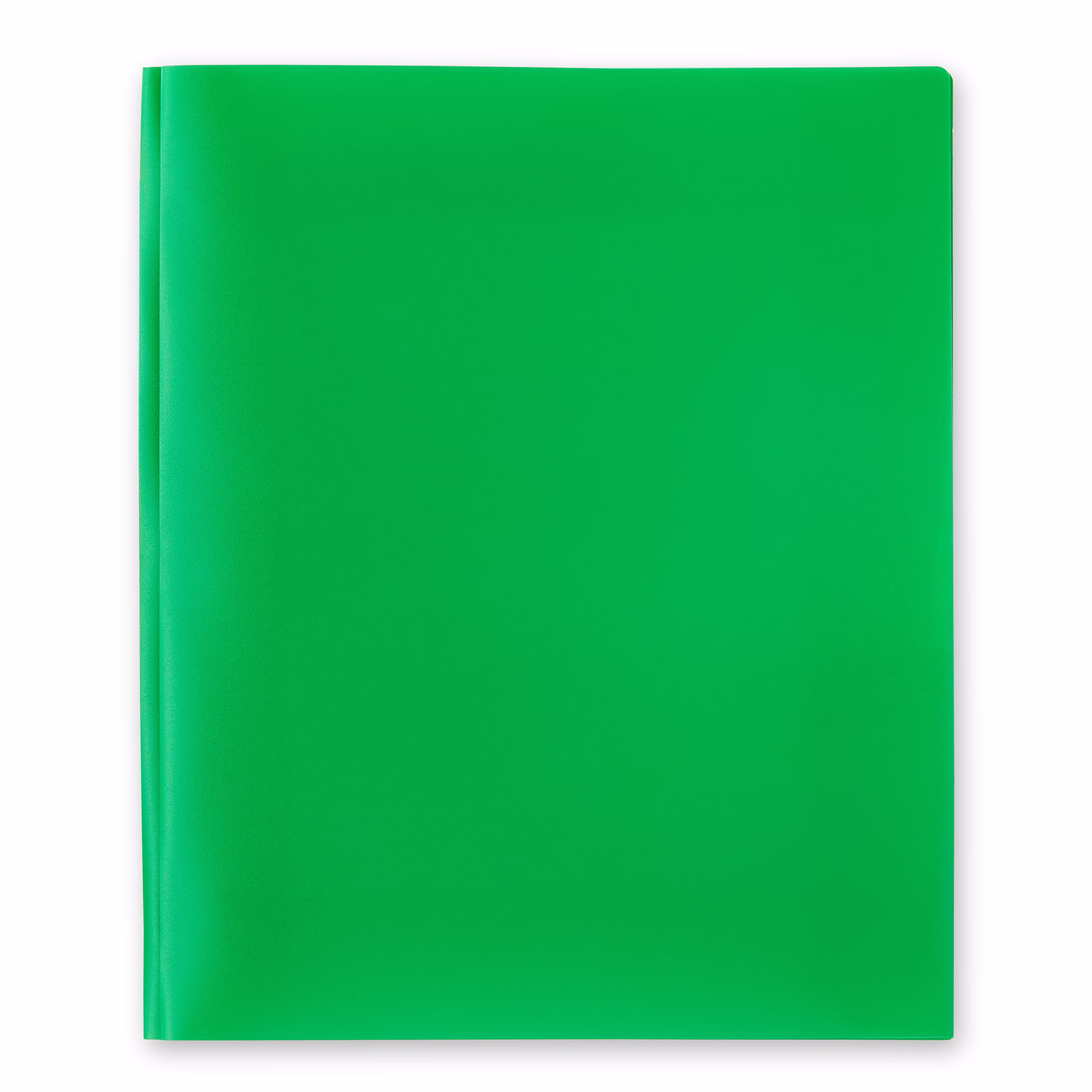 Pen+Gear 3-Prong 2-Pocket Poly Folder, Red