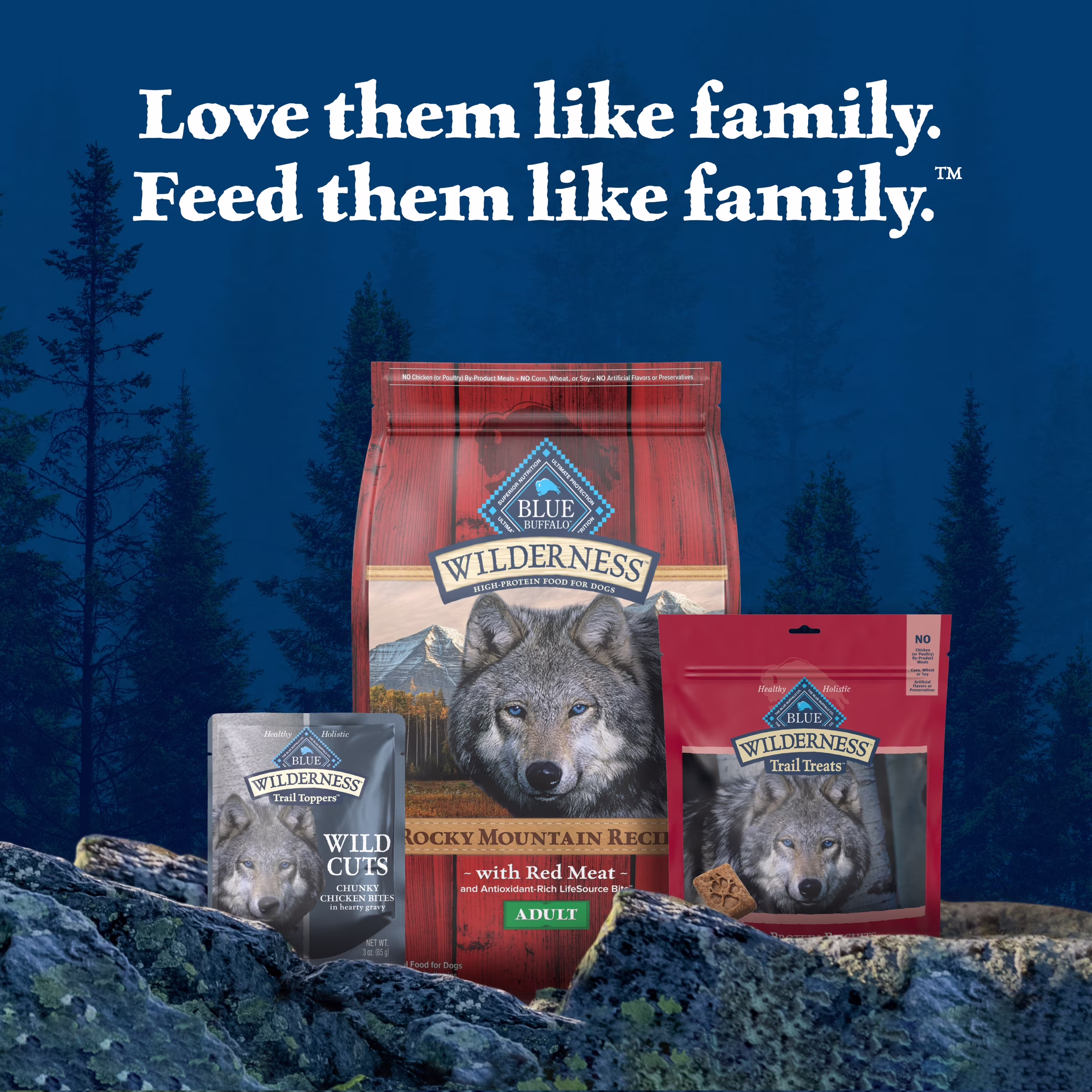 (12 pack) BLUE Wilderness Trail Toppers Dog Wet Food, Chicken Bites in Gravy, 3-oz Pouch