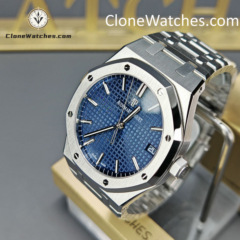 Audemars Piguet Super Clone Watches 1:1 Royal Oak 15500 Blue Dial