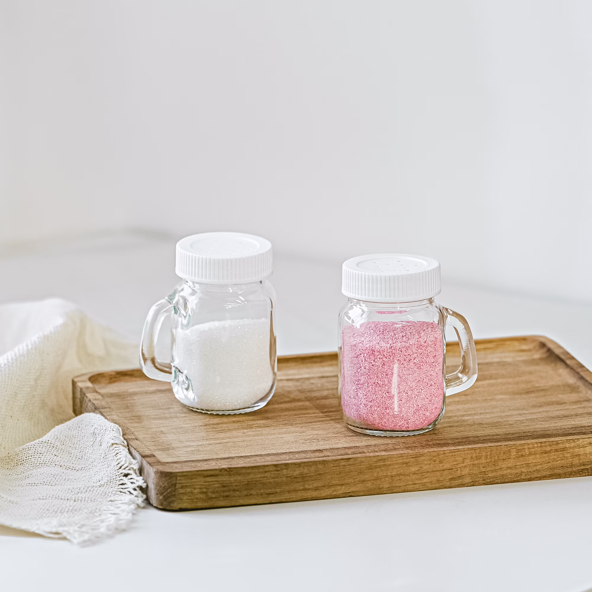 Mainstays Glass Salt and Pepper Spice Shaker Bottle, 4 oz