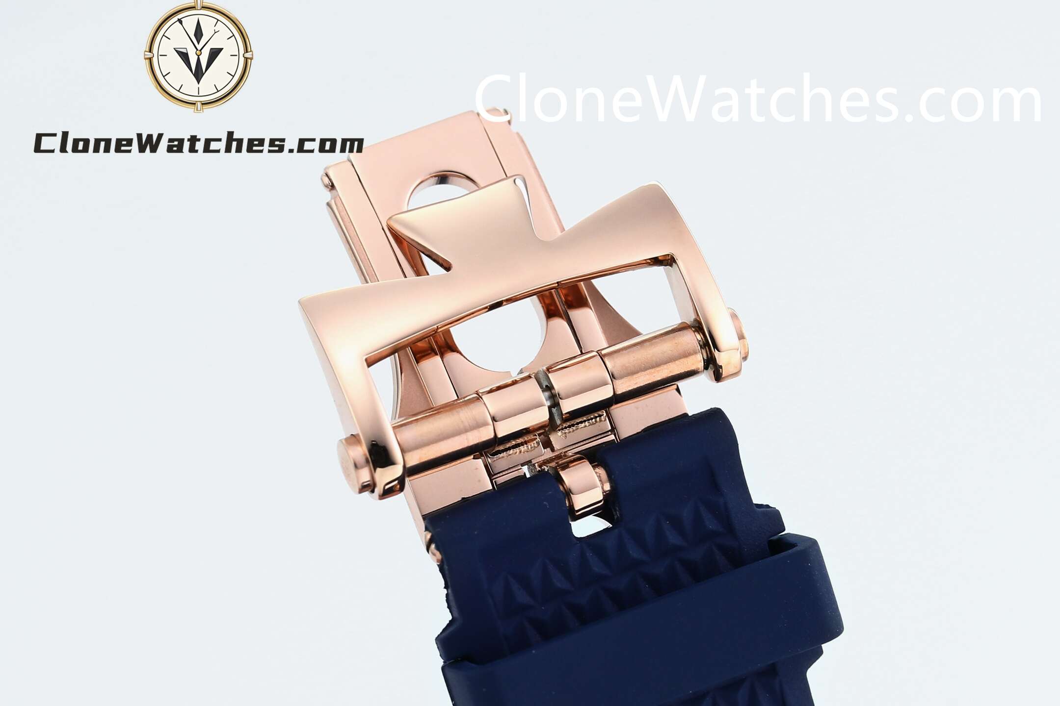 Vacheron Constantin Super Clone Watches 1:1 Overseas Rose Gold Tourbillon 6000V/210R-B733 42.5MM Rubber Strap