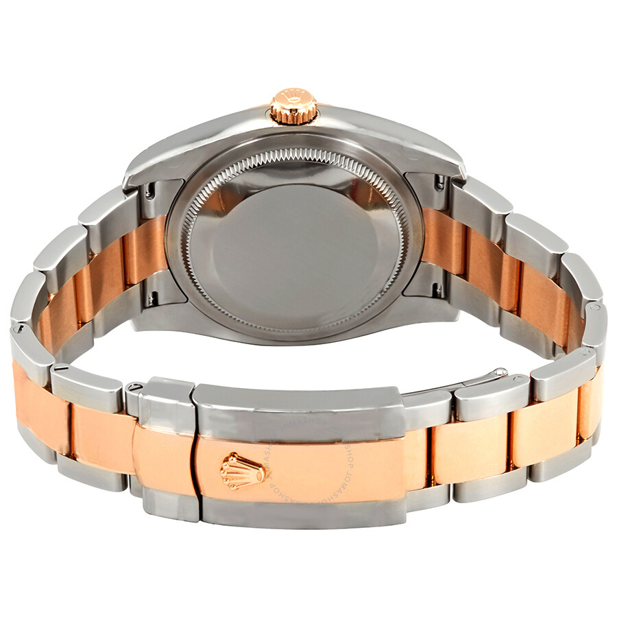 Rolex Oyster Perpetual Datejust 36 Black Concentric Dial Stainless Steel and 18K Everose Gold Bracelet Automatic Men s Watch 116231BKCAO（Lifetime free warranty+90-days replacement service & Refund!.）