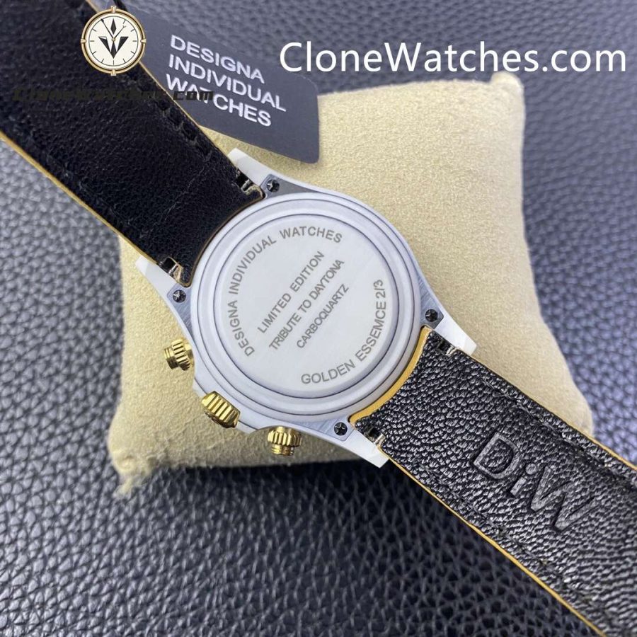 Modified Super Clone Watches 1:1 DiW Rolex Daytona Carbon Fiber GOLDEN ESSENCE