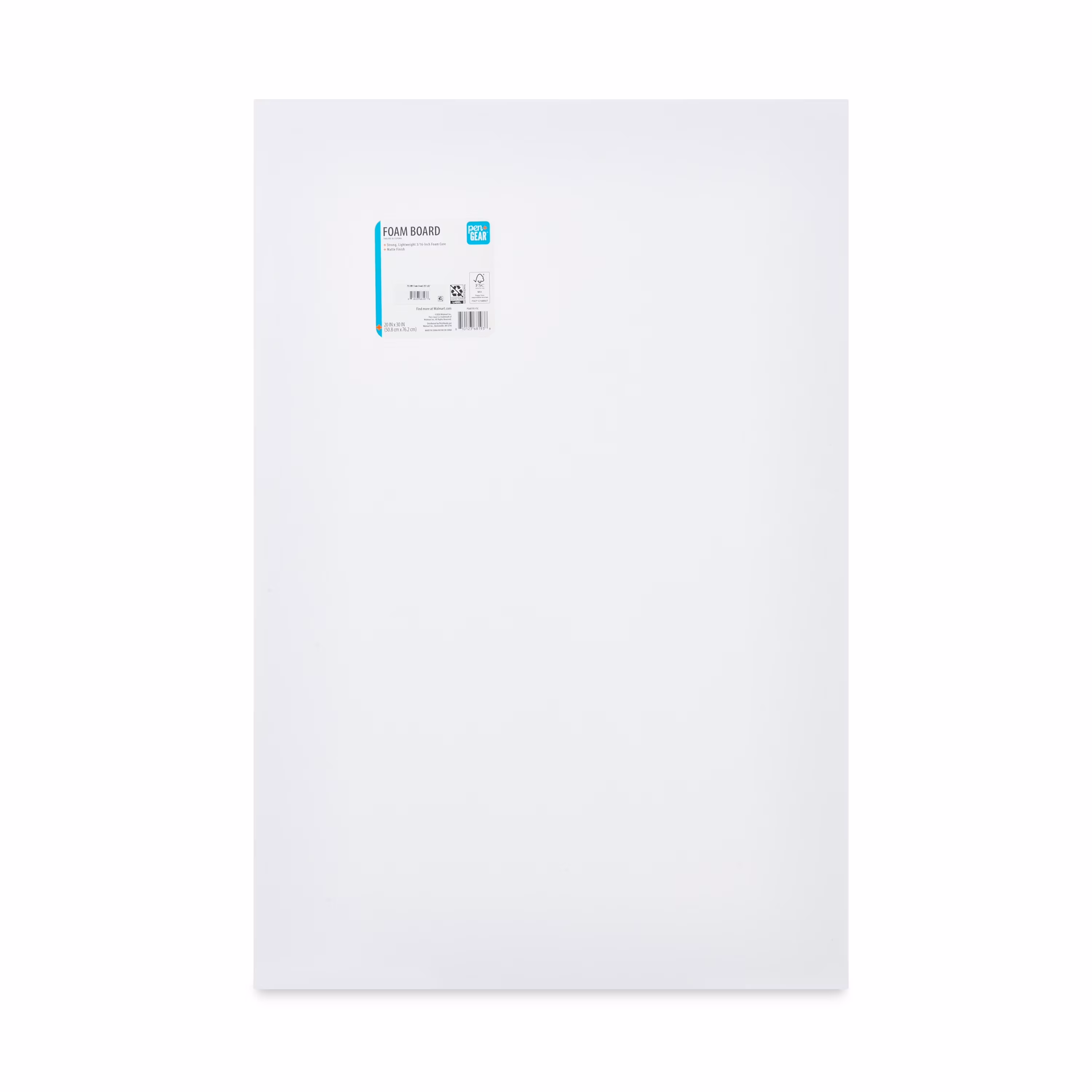 Pen+Gear White Foam Board, 20