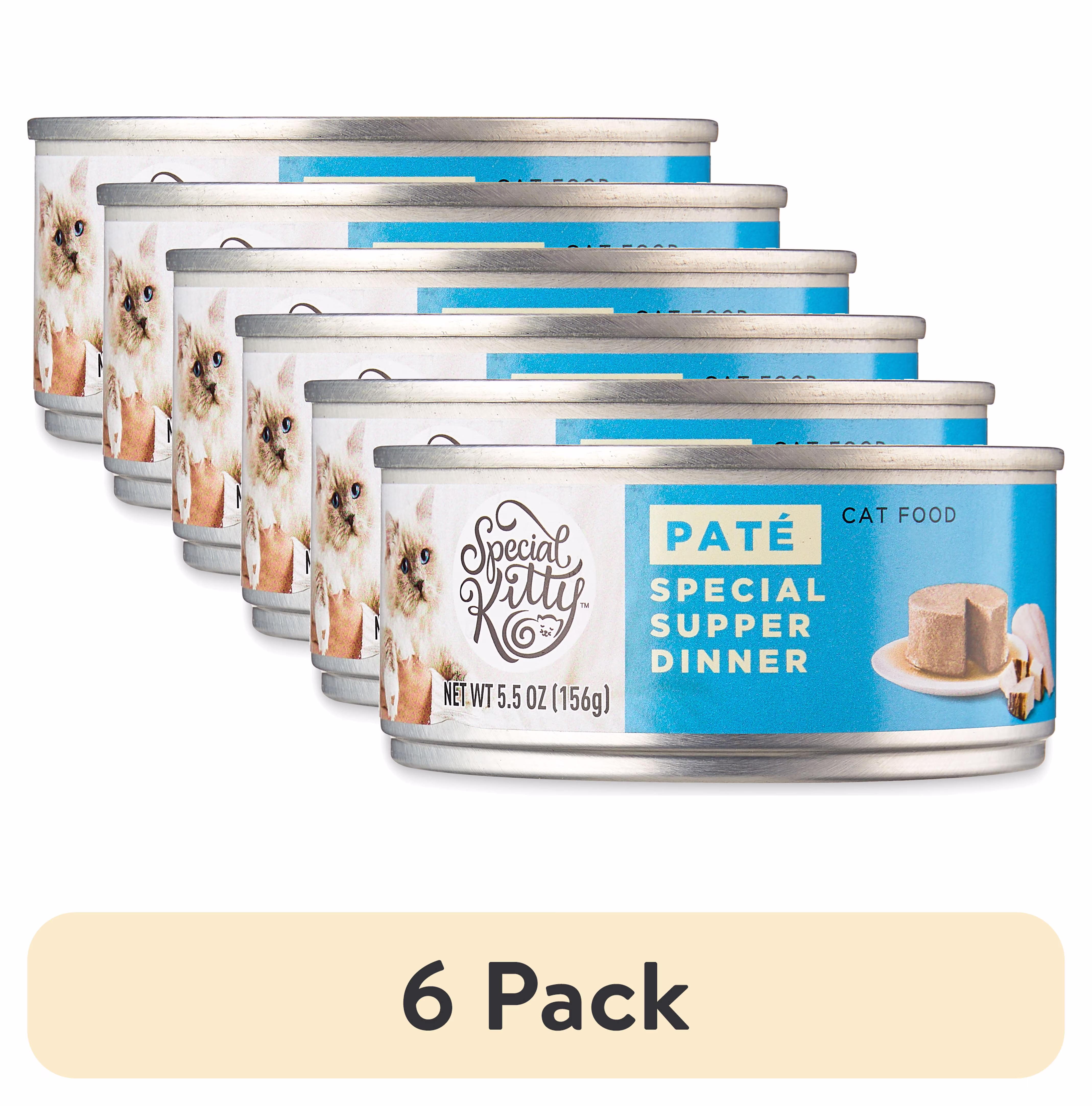 Special Kitty Special Supper Dinner Pate Wet Cat Food, 5.5 oz Can