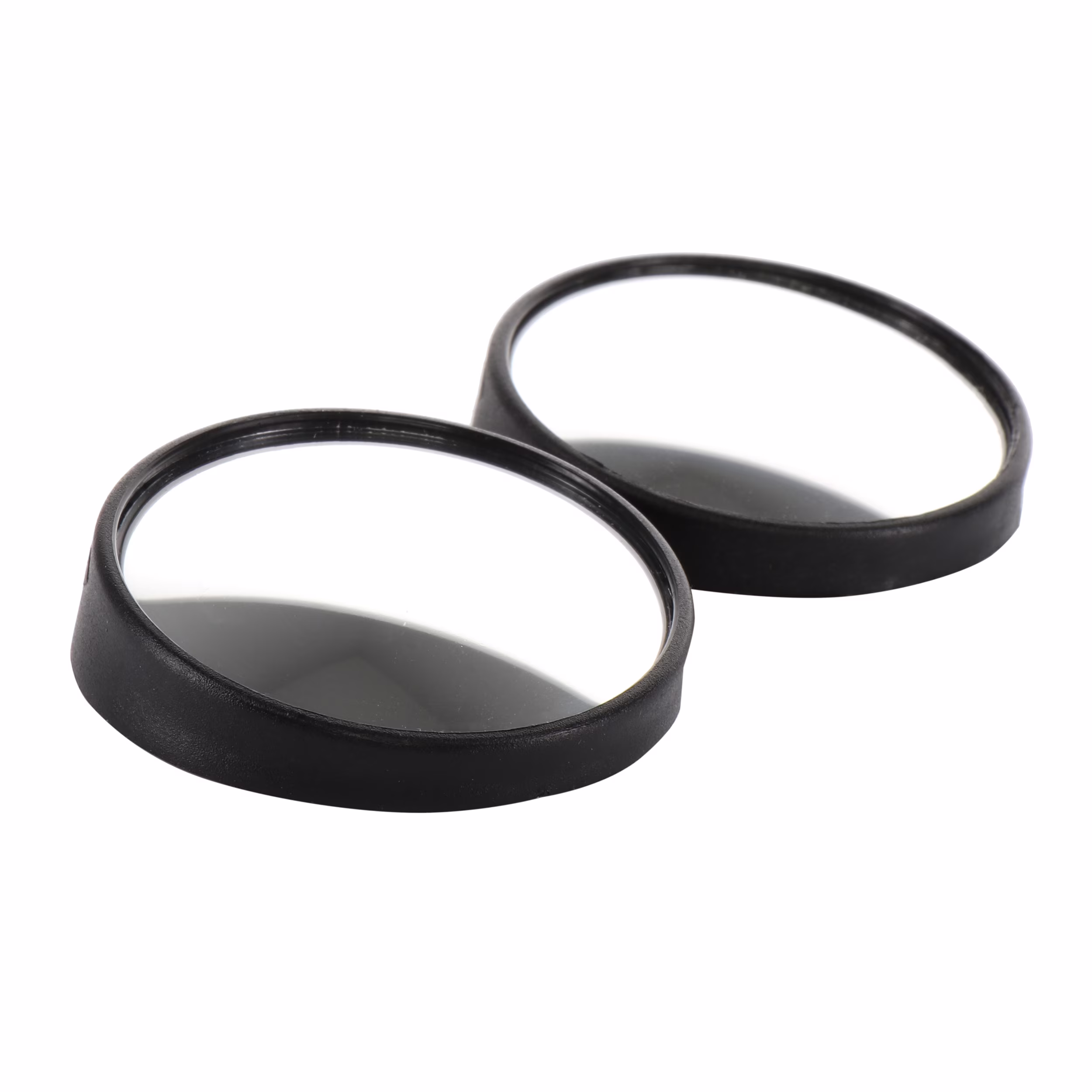 Auto Drive Small Blind Spot Mirrors, Pack of 2, Universal Fit, Black
