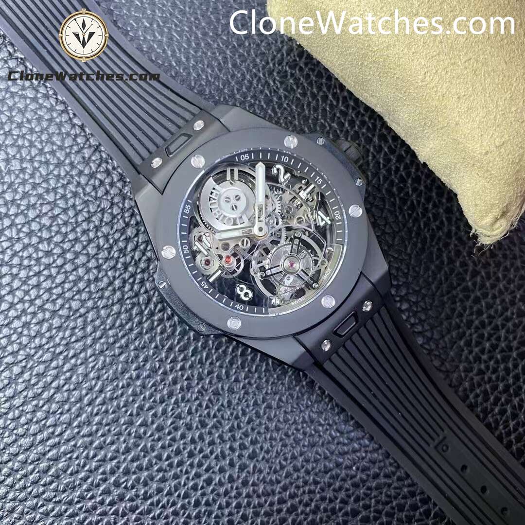 Hublot Super Clone Watches 1:1 Big Bang Tourbillon Automatic Black Magic 419.CI.0170.RX