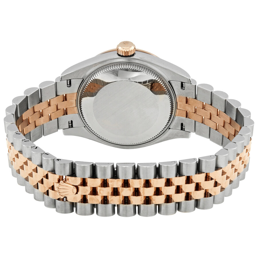 Rolex Datejust 31 White Dial Automatic Ladies Steel and 18kt Everose Gold Jubilee Watch 278271AURDJ（Lifetime free warranty+90-days replacement service & Refund!.）