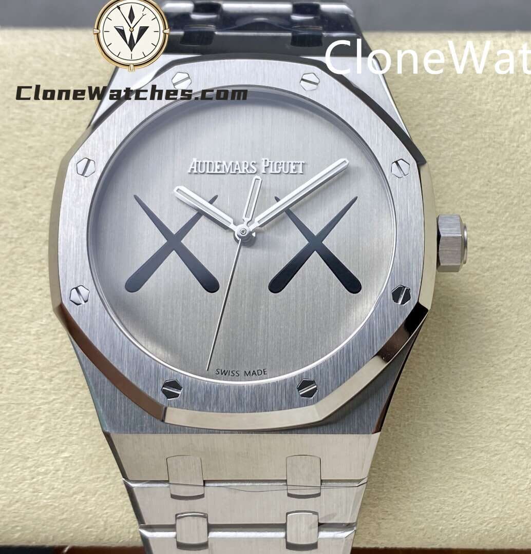 Audemars Piguet Super Clone Watches 1:1 Royal Oak x Kaws Sliver XX Dial 41 mm