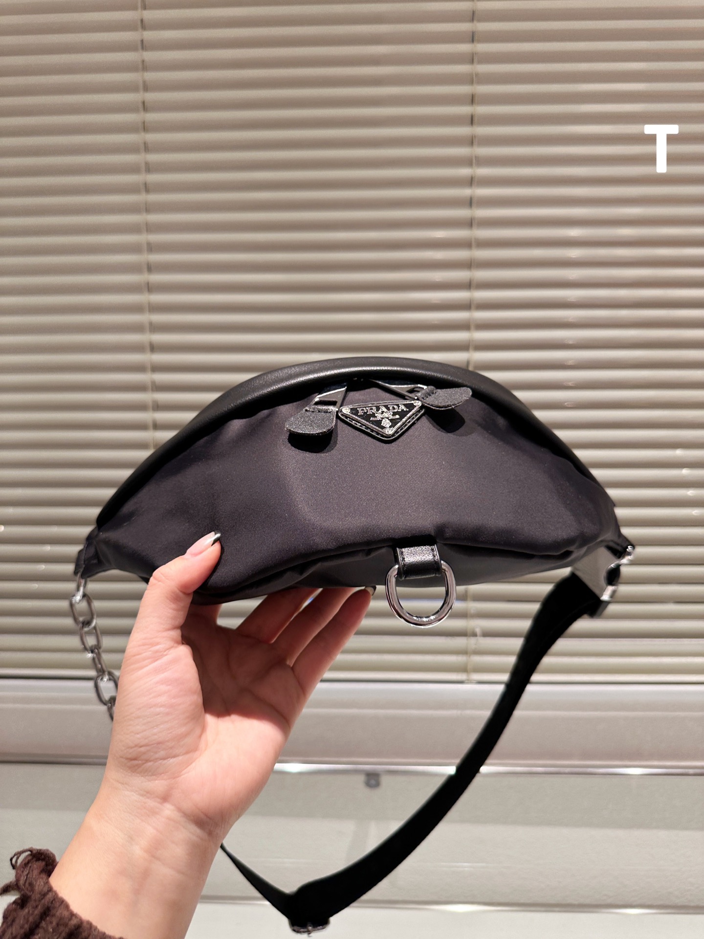 Prada black Fanny pack
