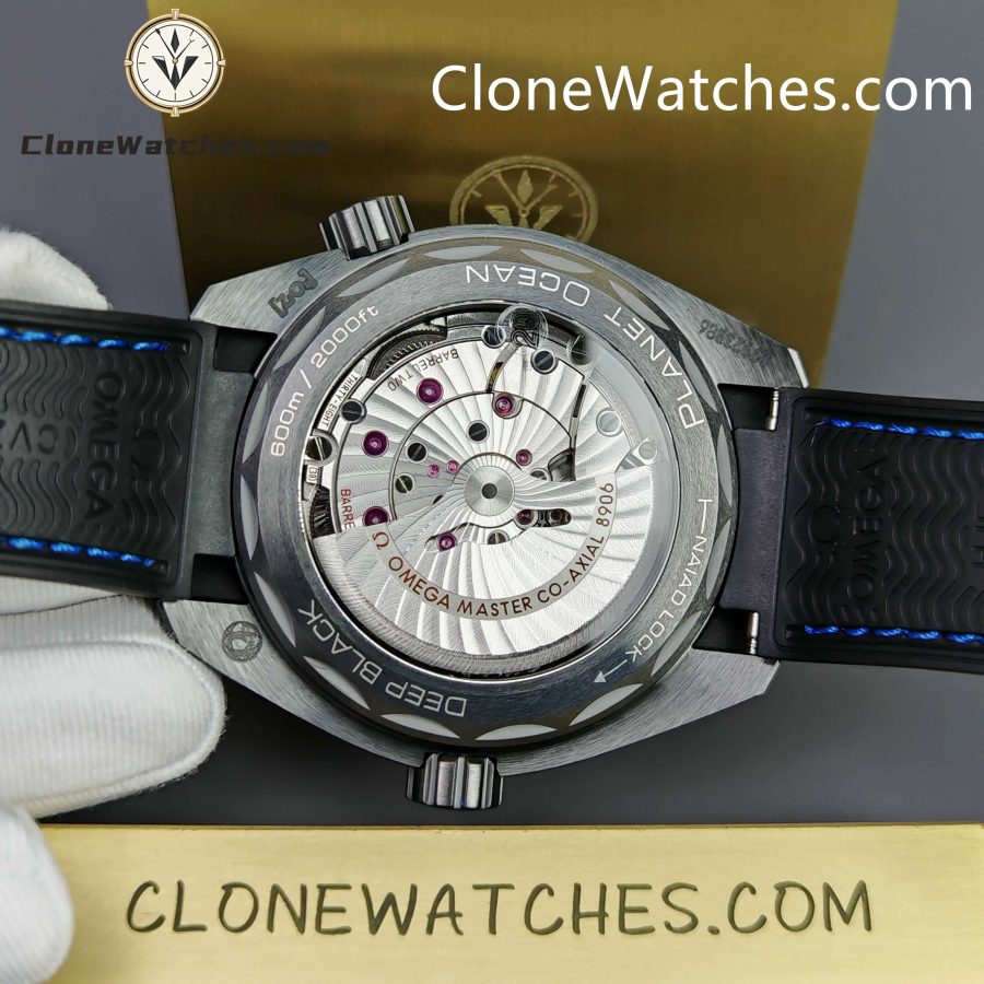 OMEGA Super Clone Watches 1:1 Seamaster Planet Ocean 600m Deep Black 215.92.46.22.01.002 45.5MM