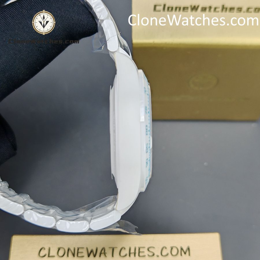 Modified Super Clone Watches 1:1 AET Rolex Daytona Full Ceramic Abu Dhabi 4130 Movement