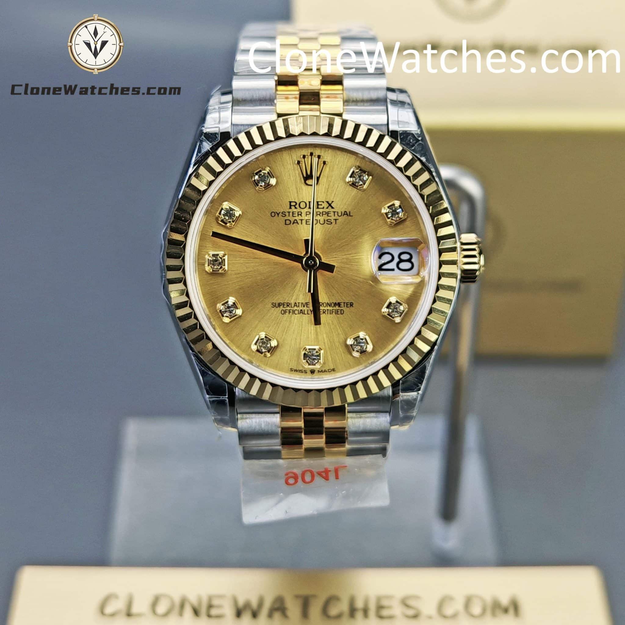 Rolex Super Clone Watches 1:1 DateJust m278273-0026 Jubilee 31MM 2236 Movement