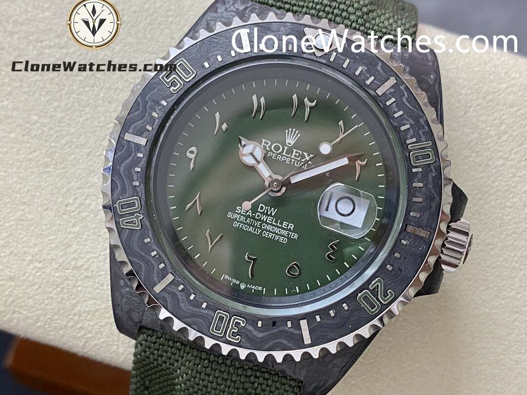 Modified Super Clone Watches 1:1 DIW Rolex Sea Dweller “HUNTER ARABIC” 3235 Movement