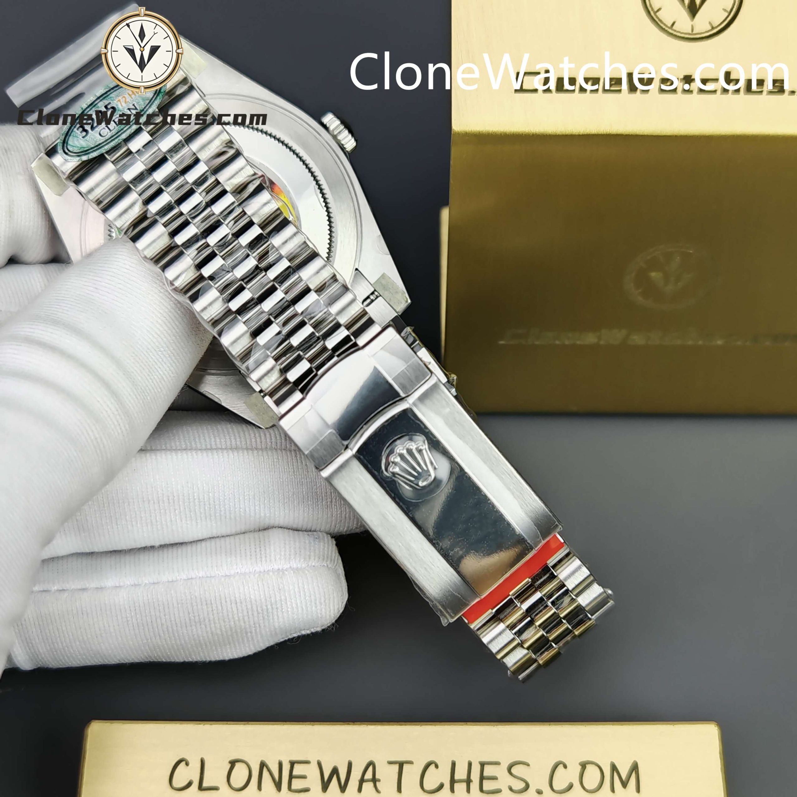 Rolex Super Clone Watches 1:1 DateJust Silver Dial m126334-0004 Jubilee 41MM 3235 Movement