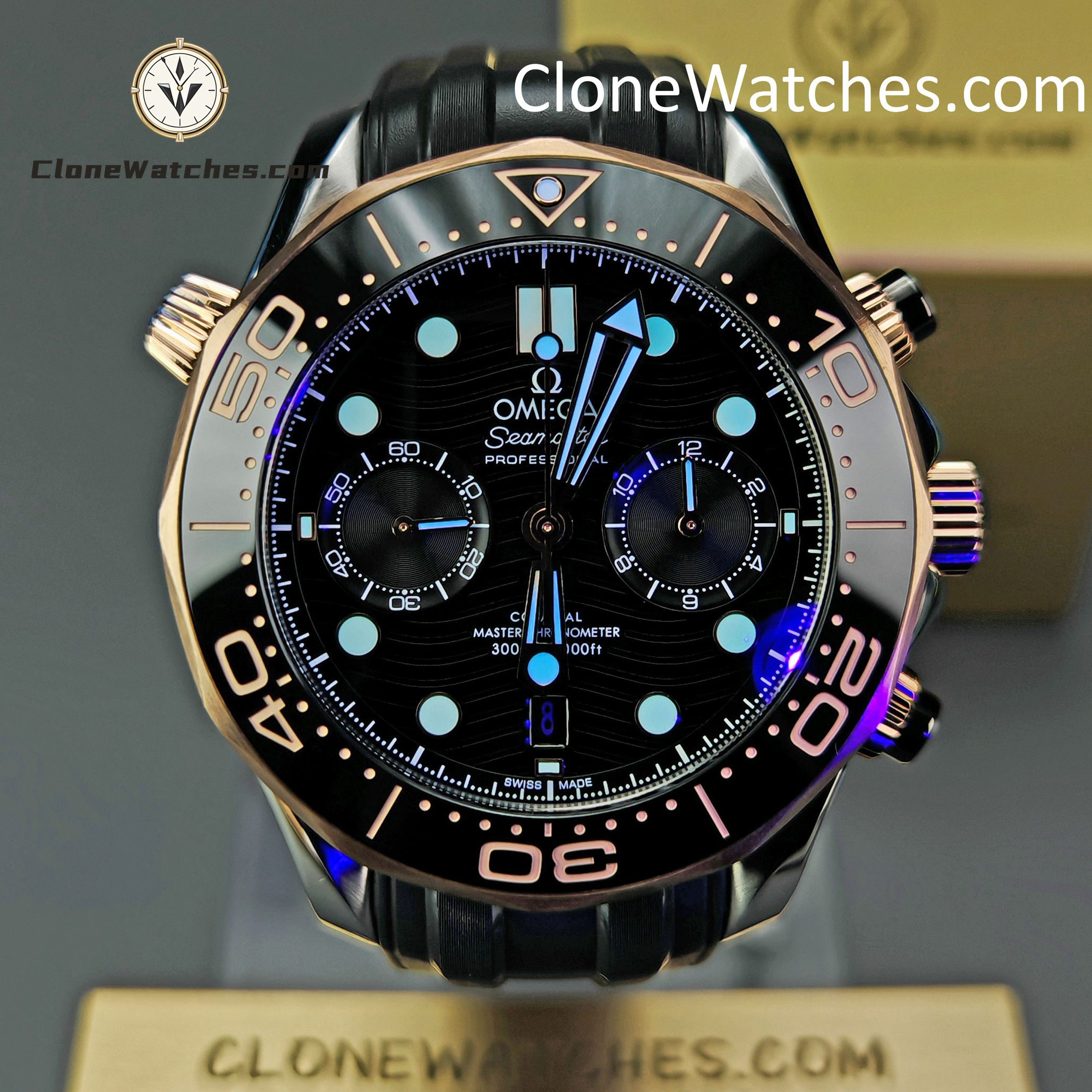 OMEGA Super Clone Watches 1:1 Seamaster Diver 300M 210.22.44.51.01.001 44MM
