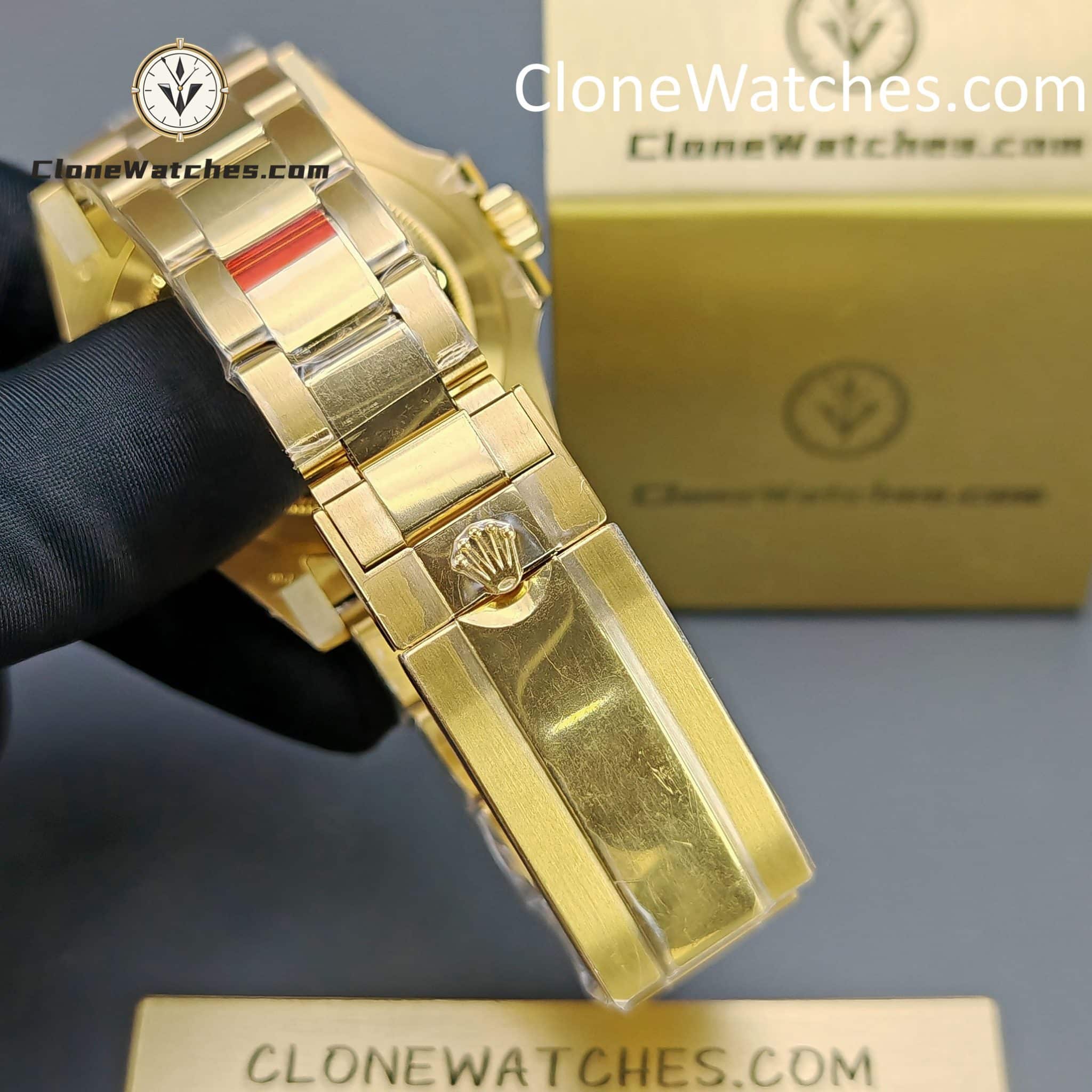 Rolex Super Clone Watches 1:1 18K Gold Black Dial Submariner 126618LN 3235 Movement