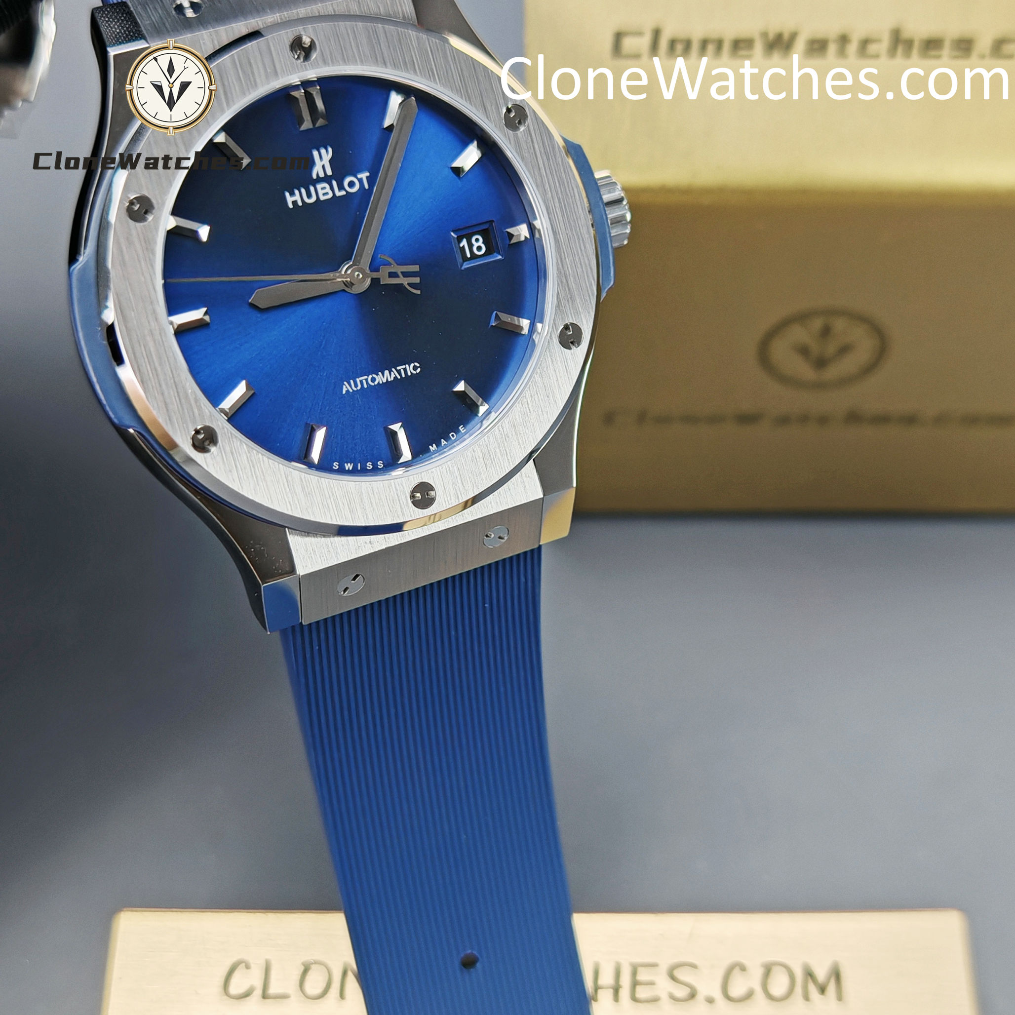 Hublot Super Clone Watches 1:1 Classic Fusion Blue 42MM 542.NX.7170.RX