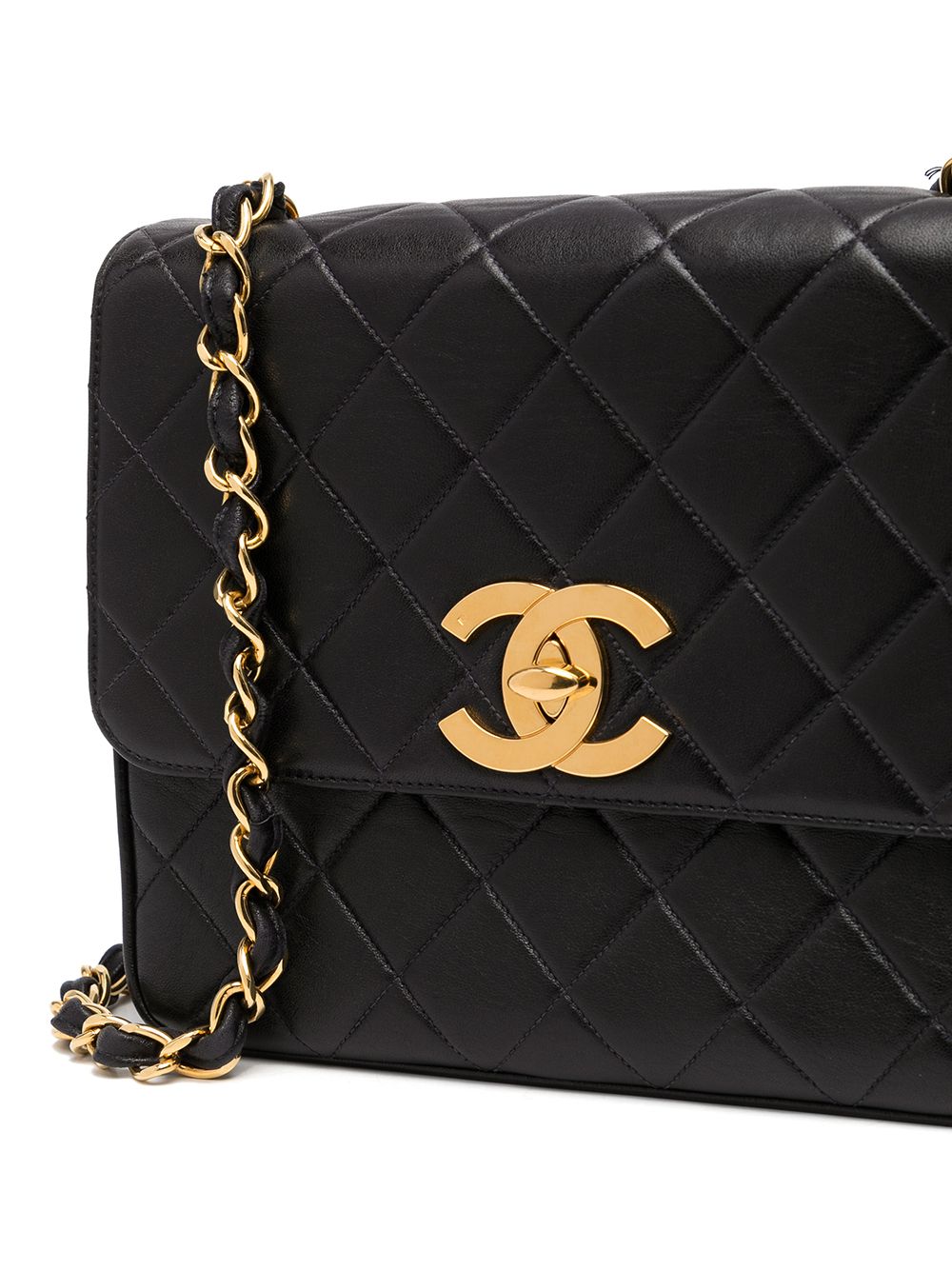 Diamond Quilted Flap Large Crossbody Bag (1995-1997 Archives)