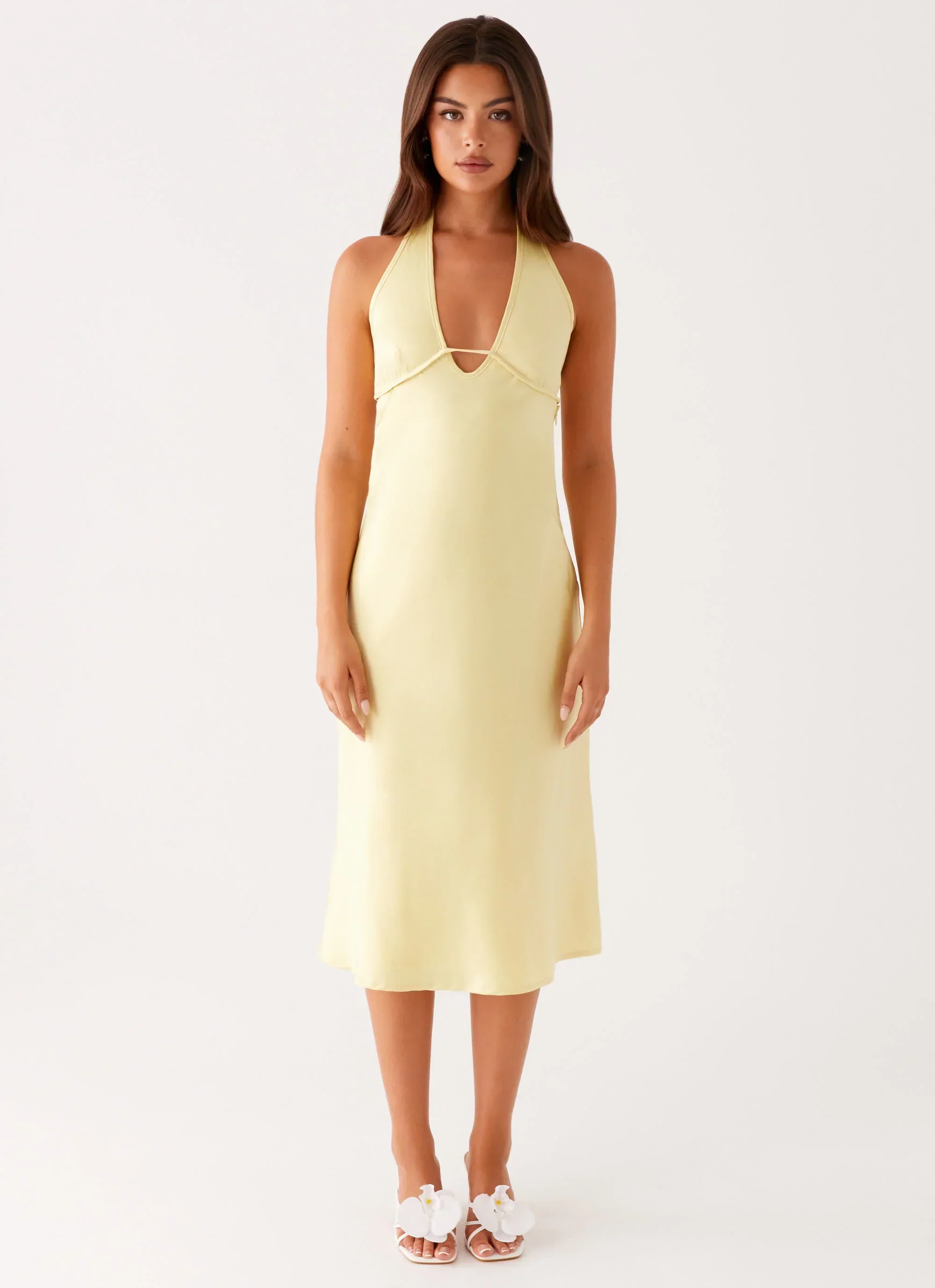 Davies Midi Dress - Yellow