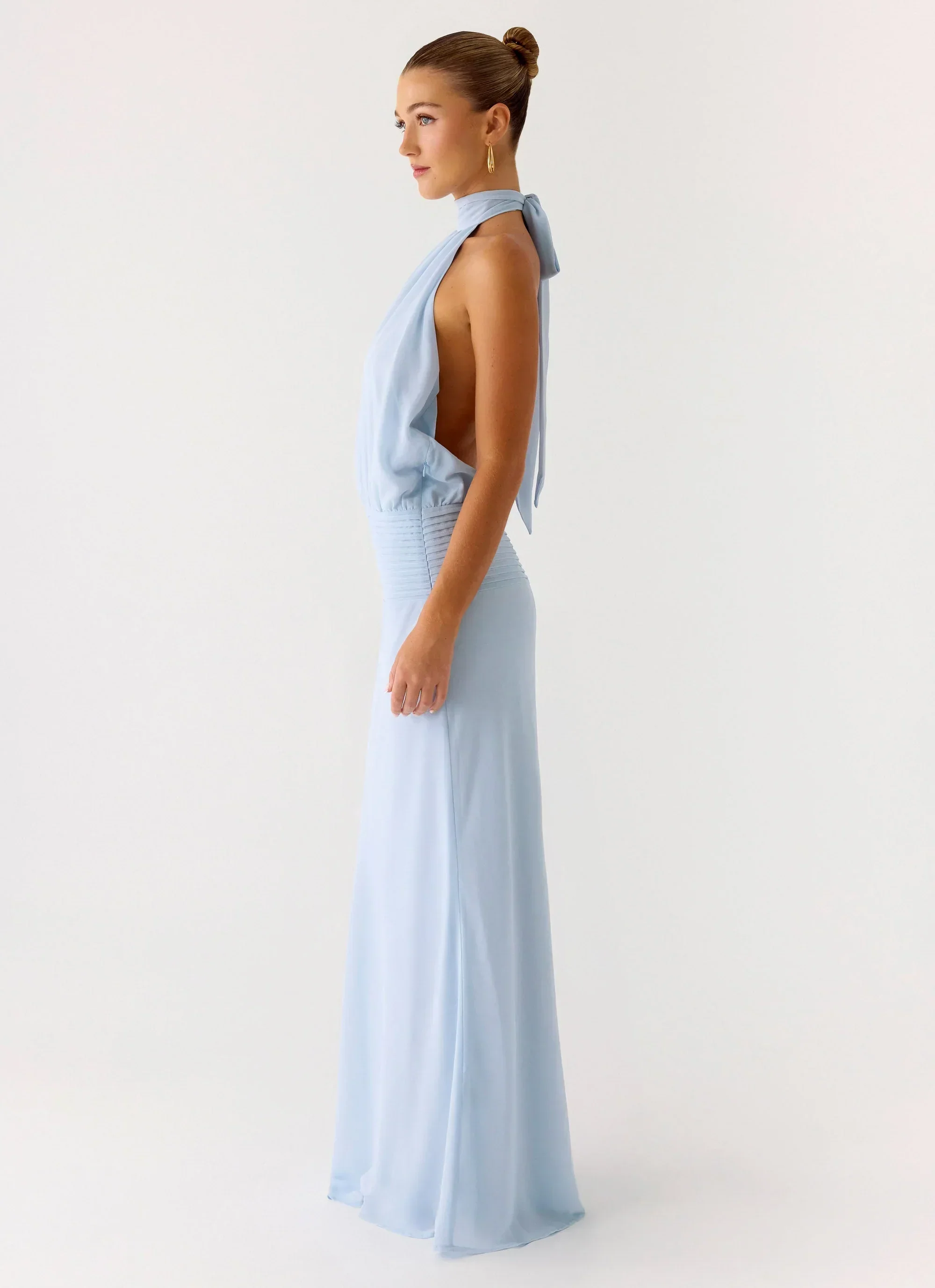 Lalia Maxi Dress - Pale Blue