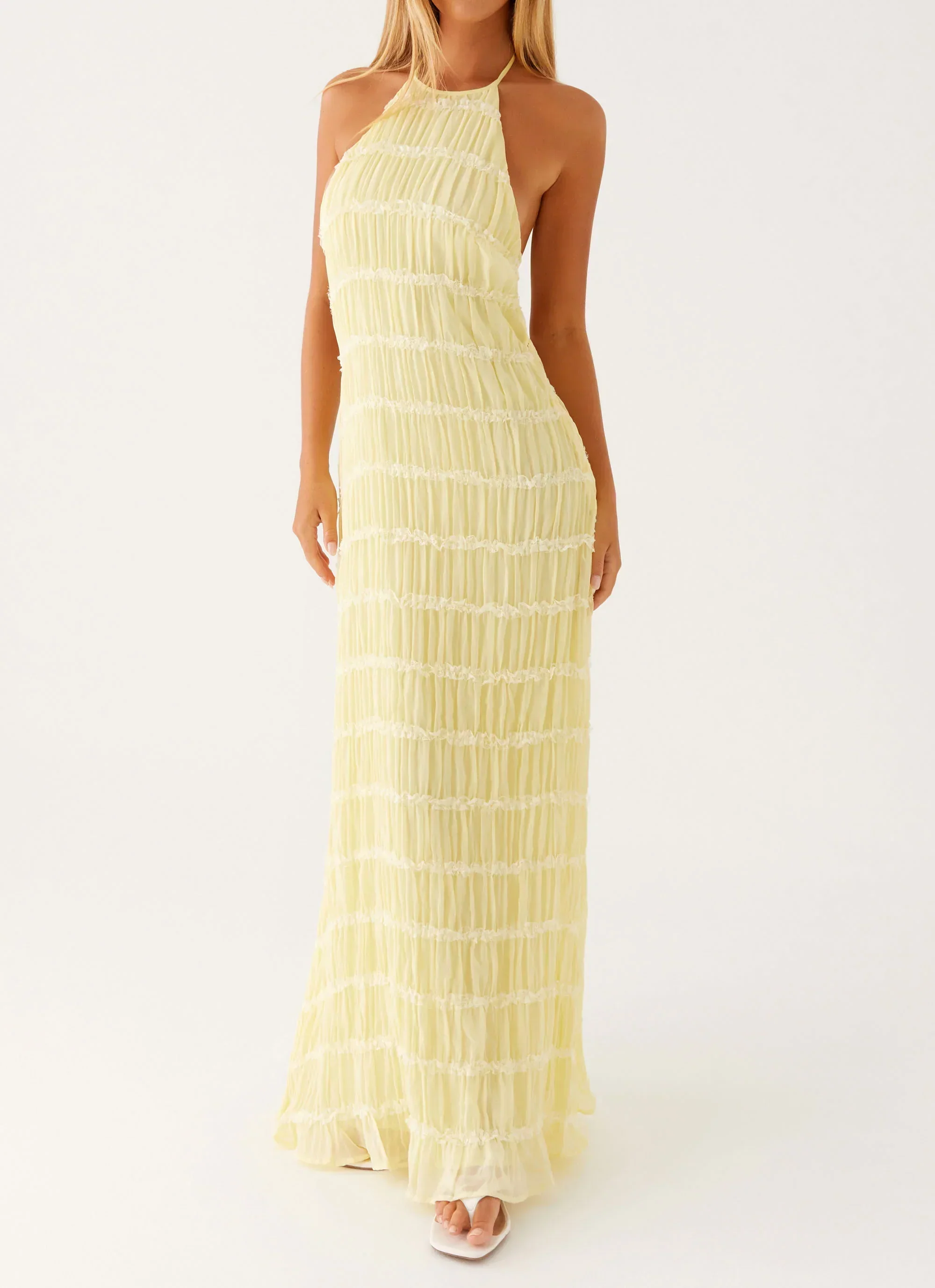 Aullie Maxi Dress - Yellow